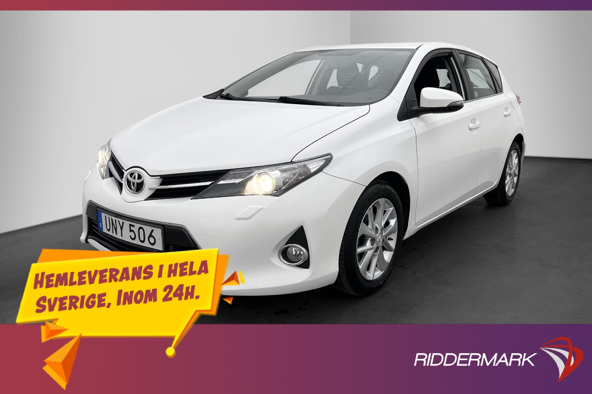 Toyota Auris 1.4 D-4D 90hk Active M&K-Värm Dragkrok Kamera