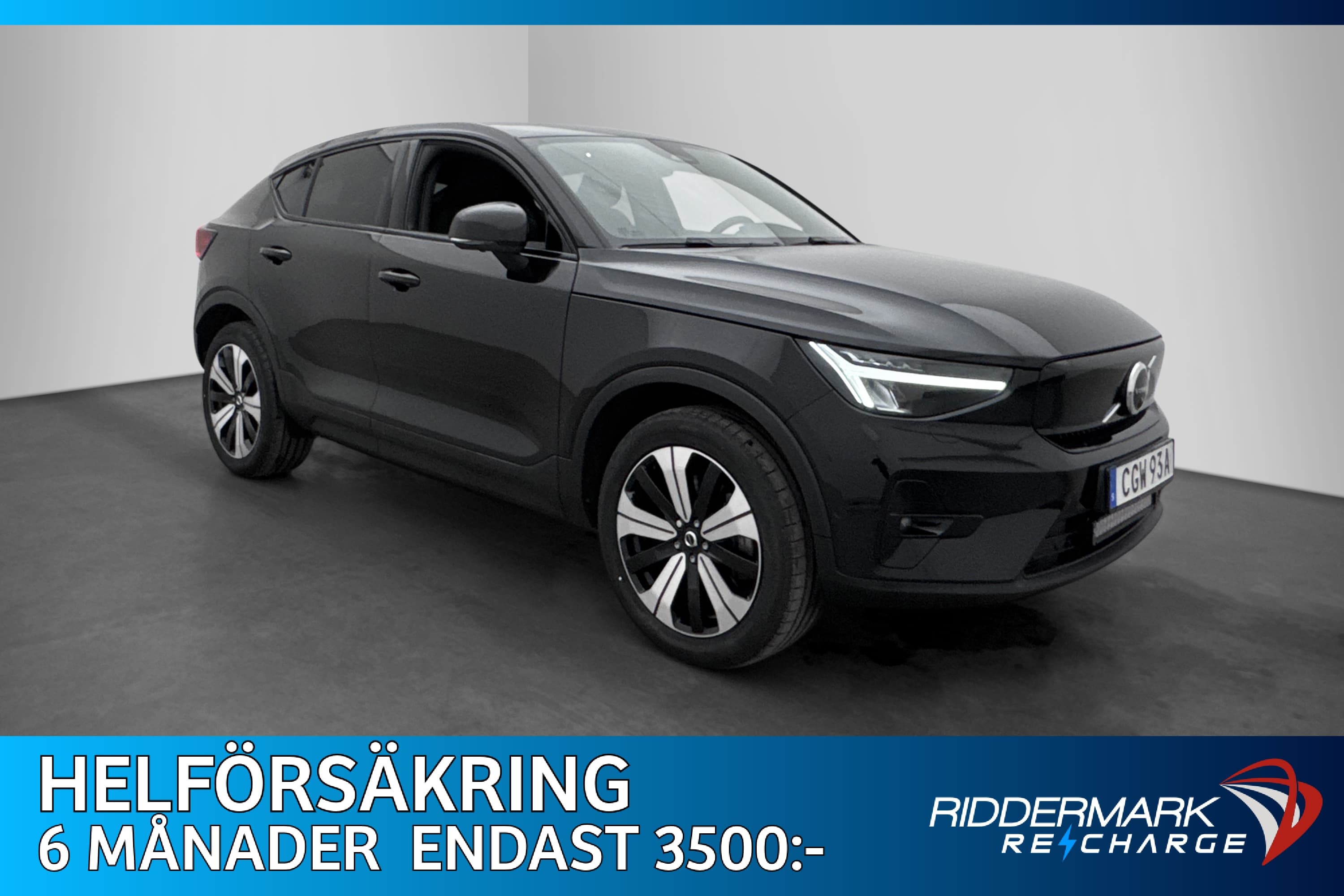 Volvo C40 Recharge Twin Motor Ultimate Pano H/K 360° Moms