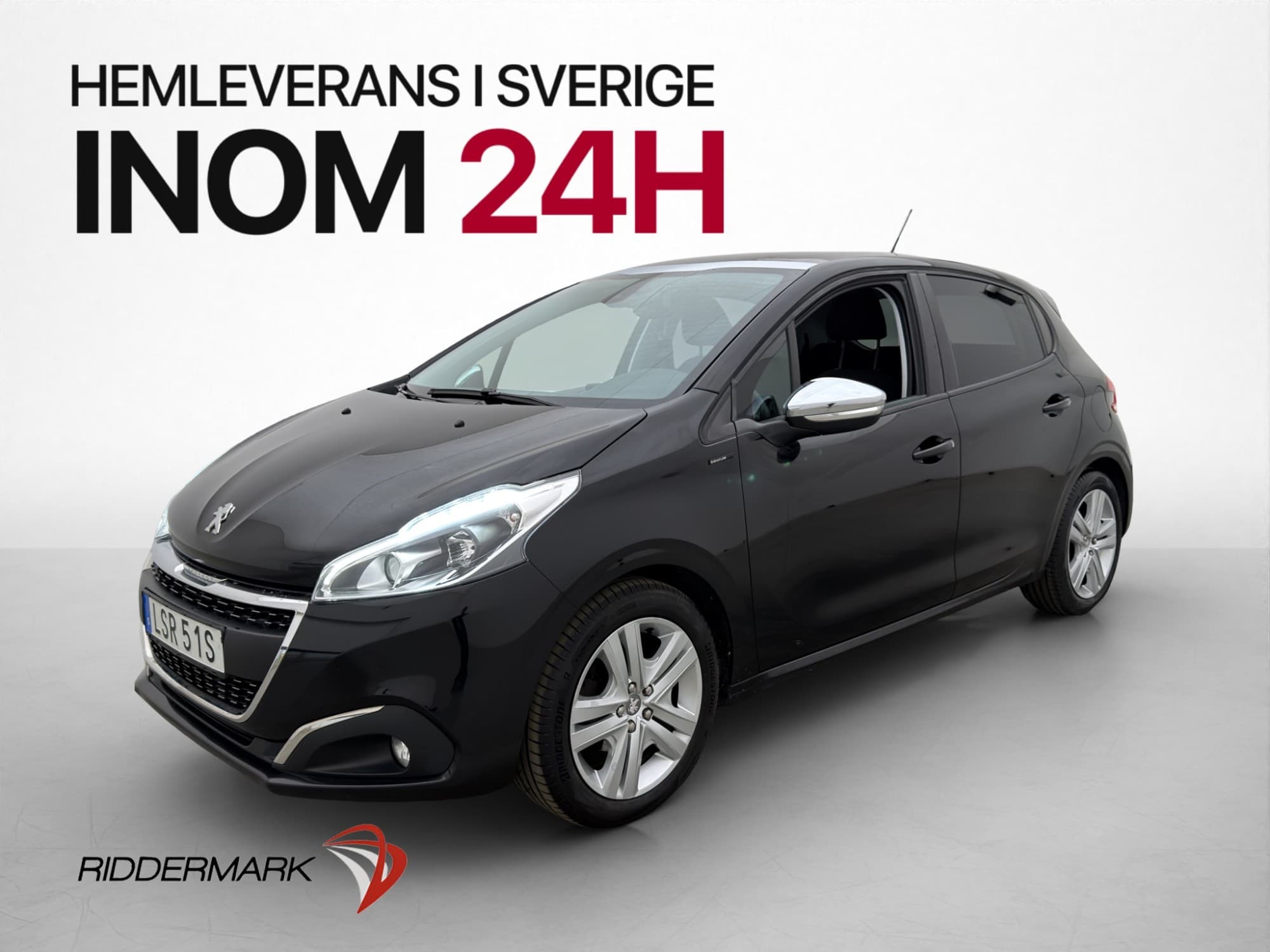 Peugeot 208 1.2 PureTech 83hk Pano Sensorer 0,47l/mil