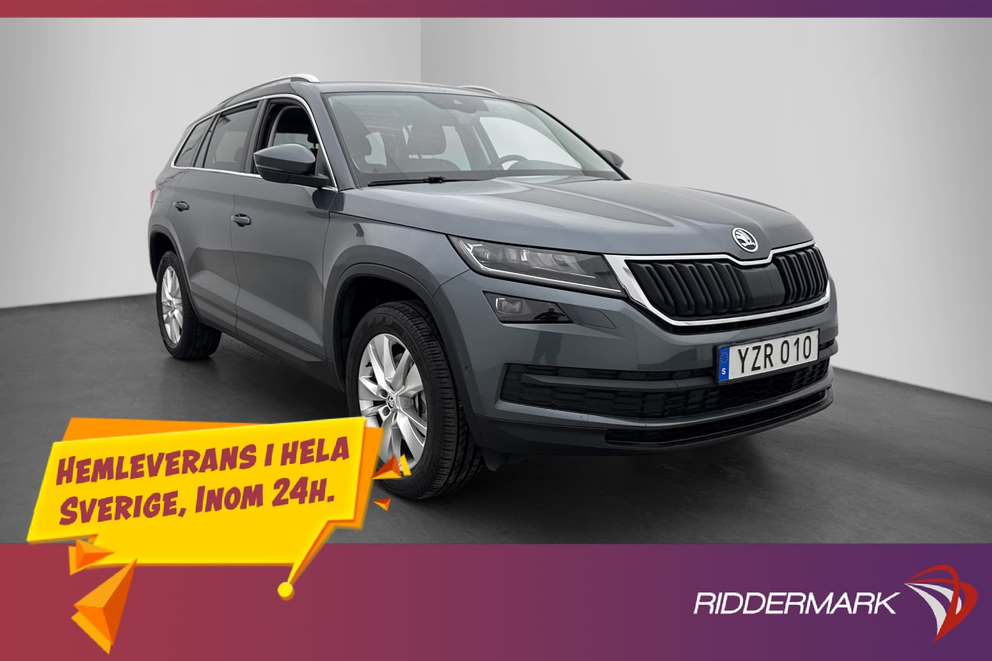 Škoda Kodiaq TSI 4x4 180hk Style Dragkrok Värmare Kamera