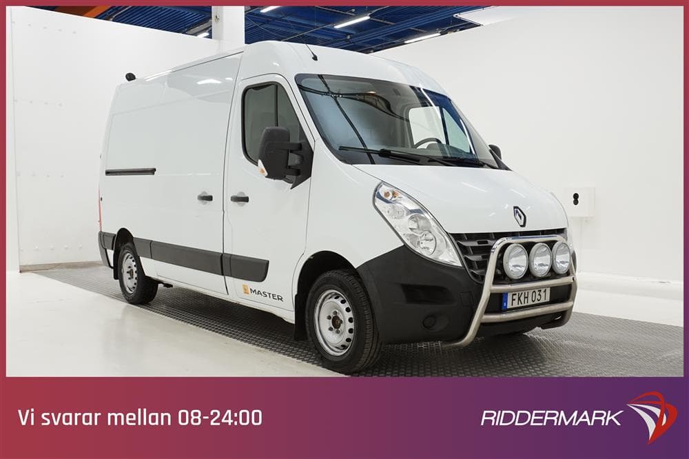 Renault Master 2.3dCi 125hk L2H2 Baggavellyft Värmare 3sits