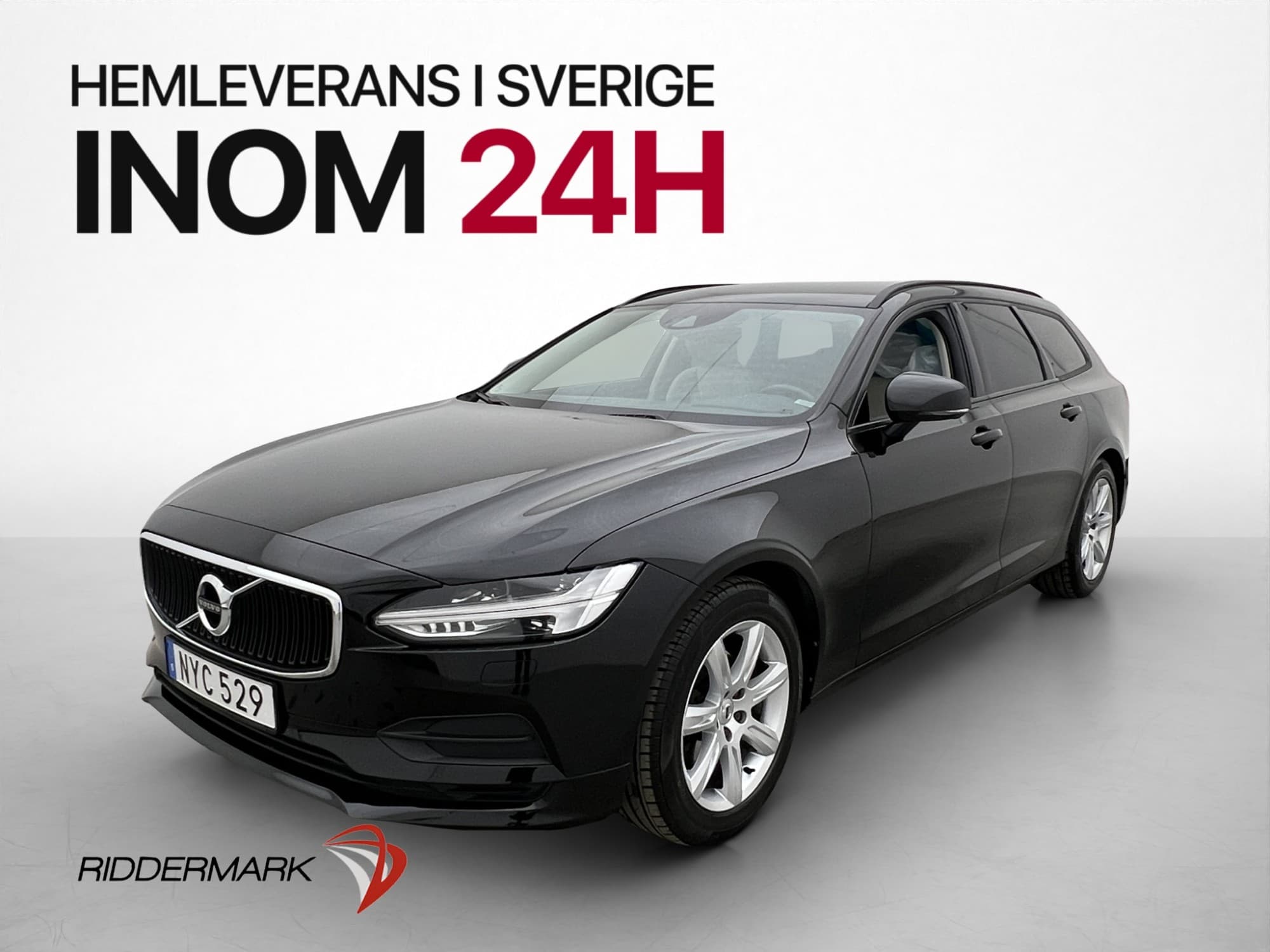 Volvo V90 D3 Kinetic Värmare CarPlay Halvskinn P-Sensorer 