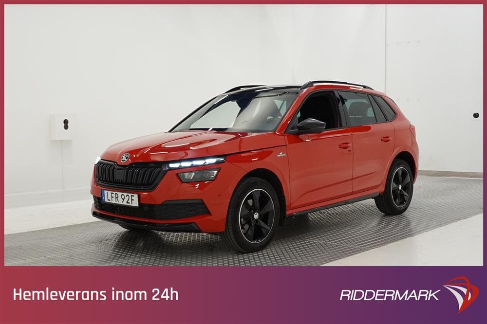 Skoda Kamiq 1.5 TSI 150hk Monte Carlo Pano Navi Cockpit