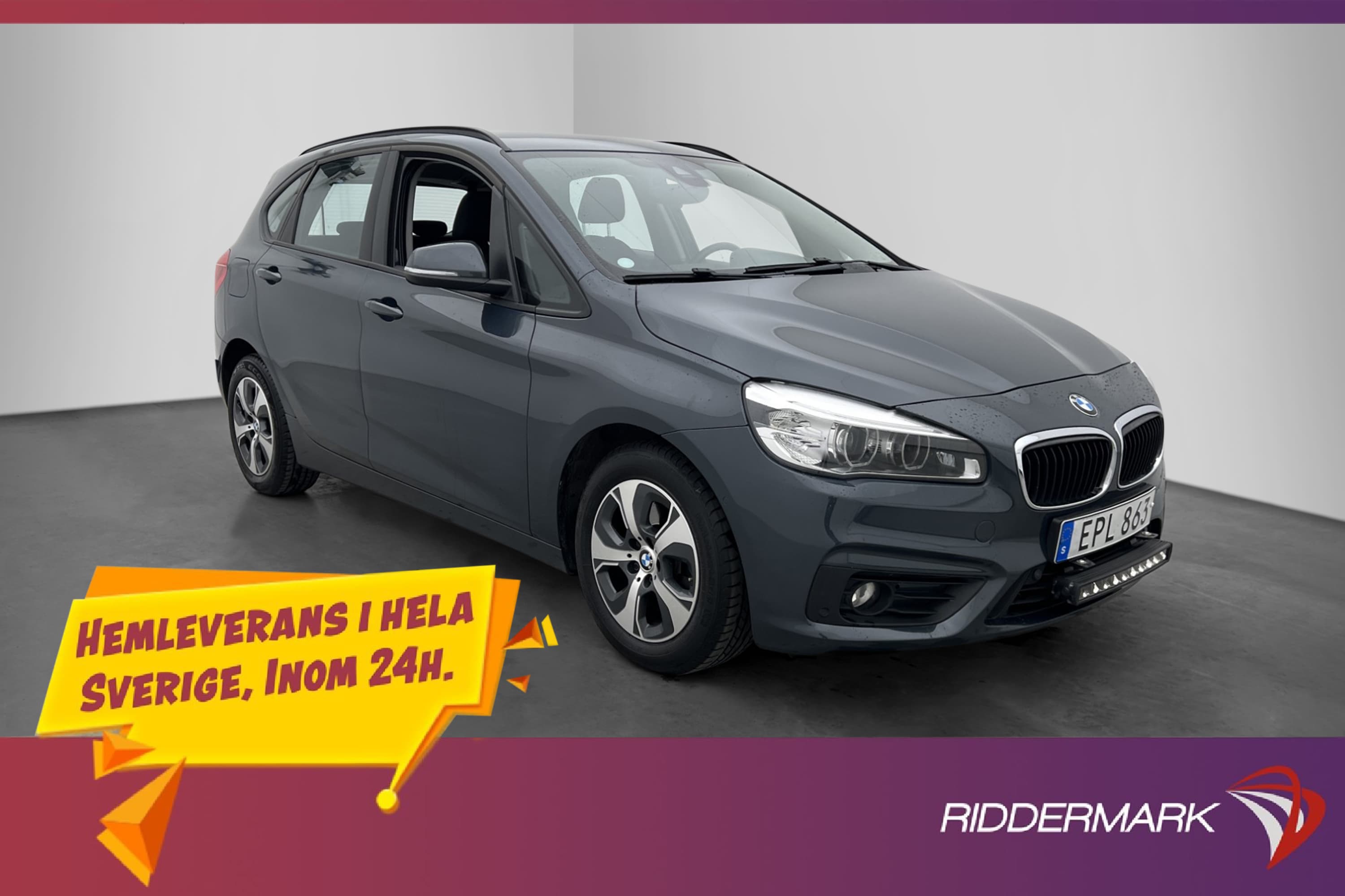 BMW 218i Gran Tourer 136hk Advantage Farthållare Dragkrok