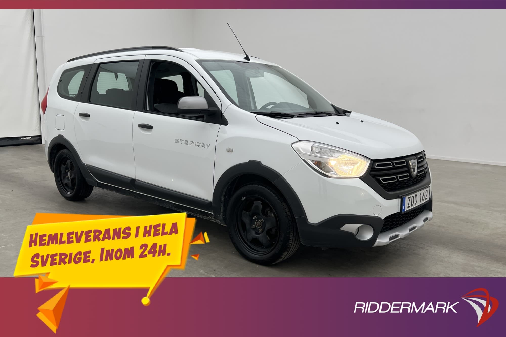 Dacia Lodgy Stepway TCe 115hk 7-Sits Kamera Navi Dragkrok