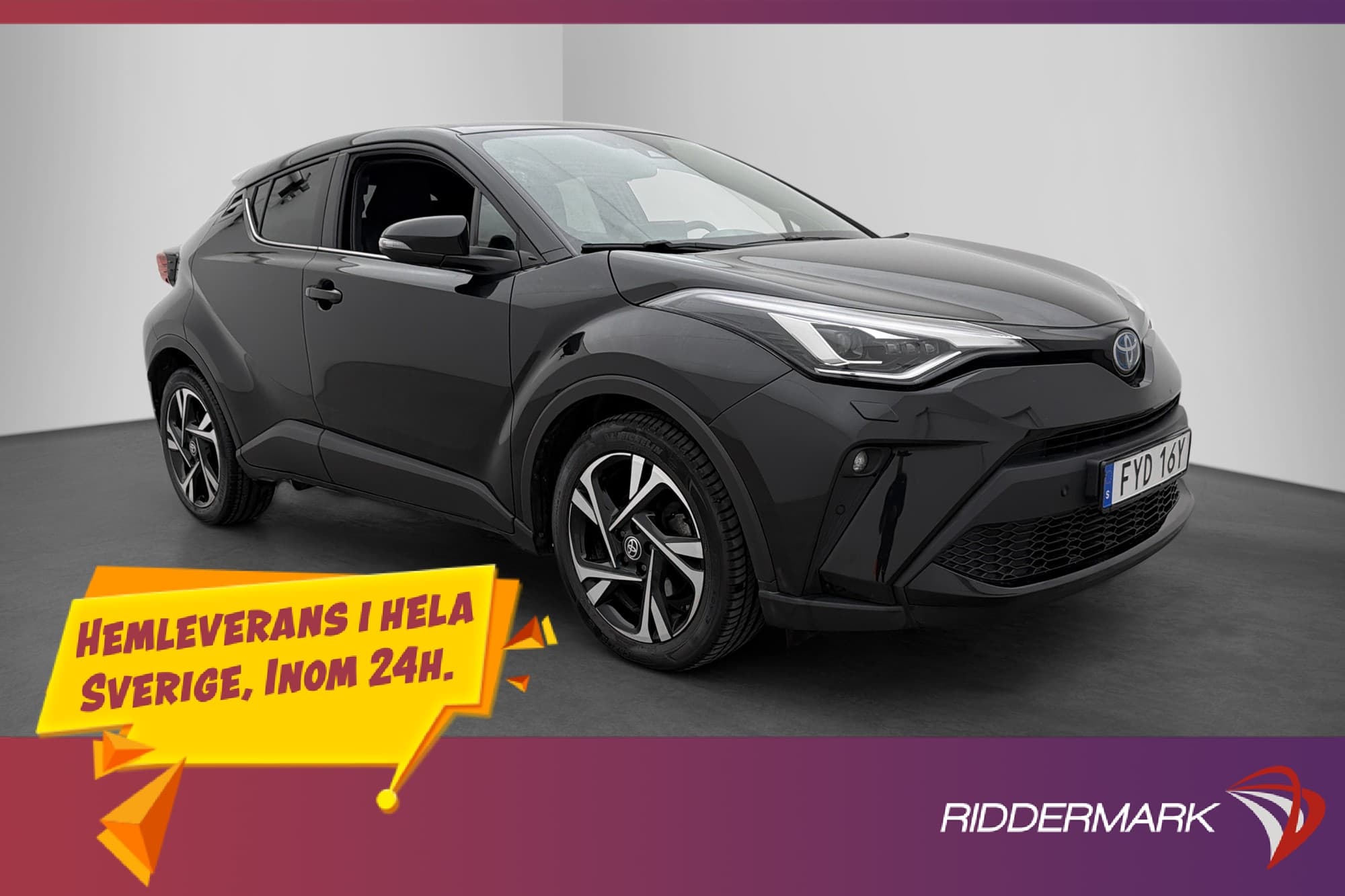Toyota C-HR Hybrid 184hk X-Edition Backkamera Rattvärme JBL