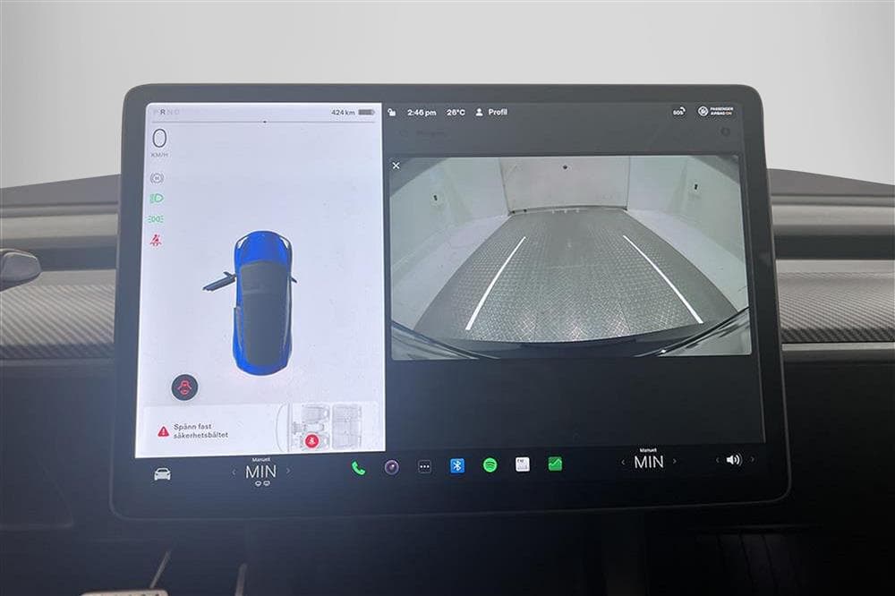 Tesla Model 3 Performance AWD Svensksåld Premiuminteriör