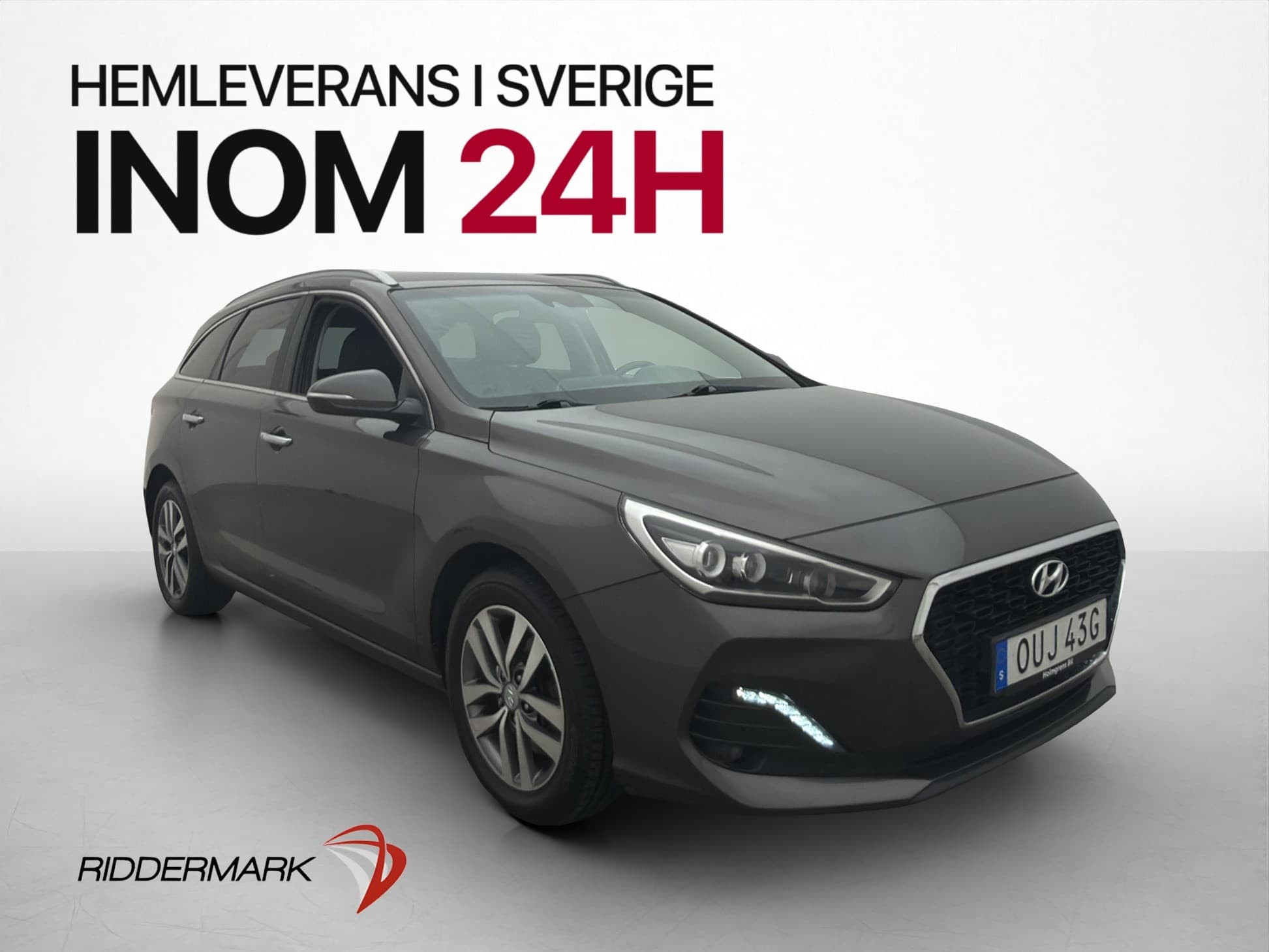 Hyundai i30 Kombi 1.4 140hk Premium Kamera CarPlay Halvskinn