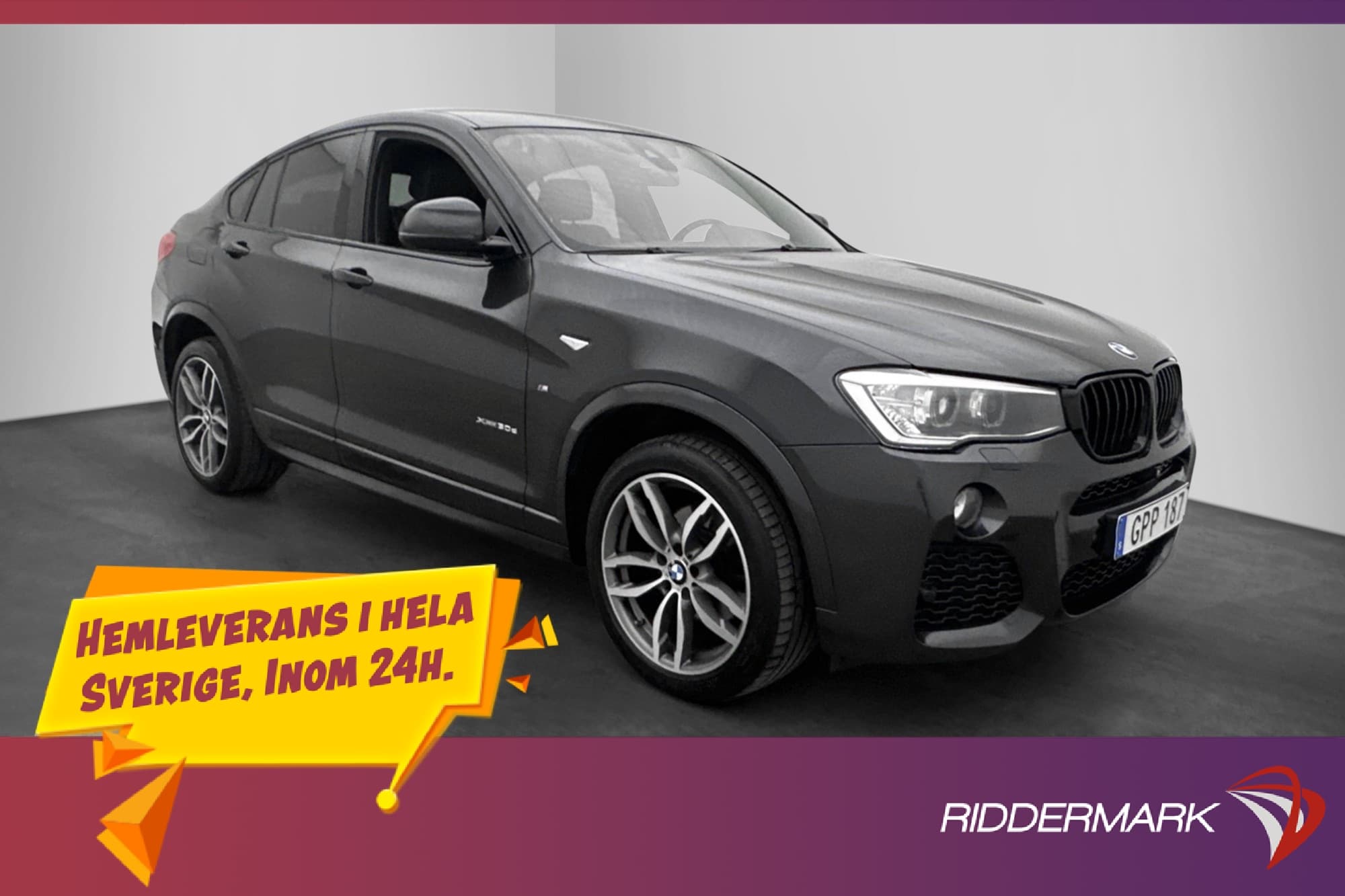 BMW X4 XDrive30d M Sport 360° Navi Drag Halvskinn