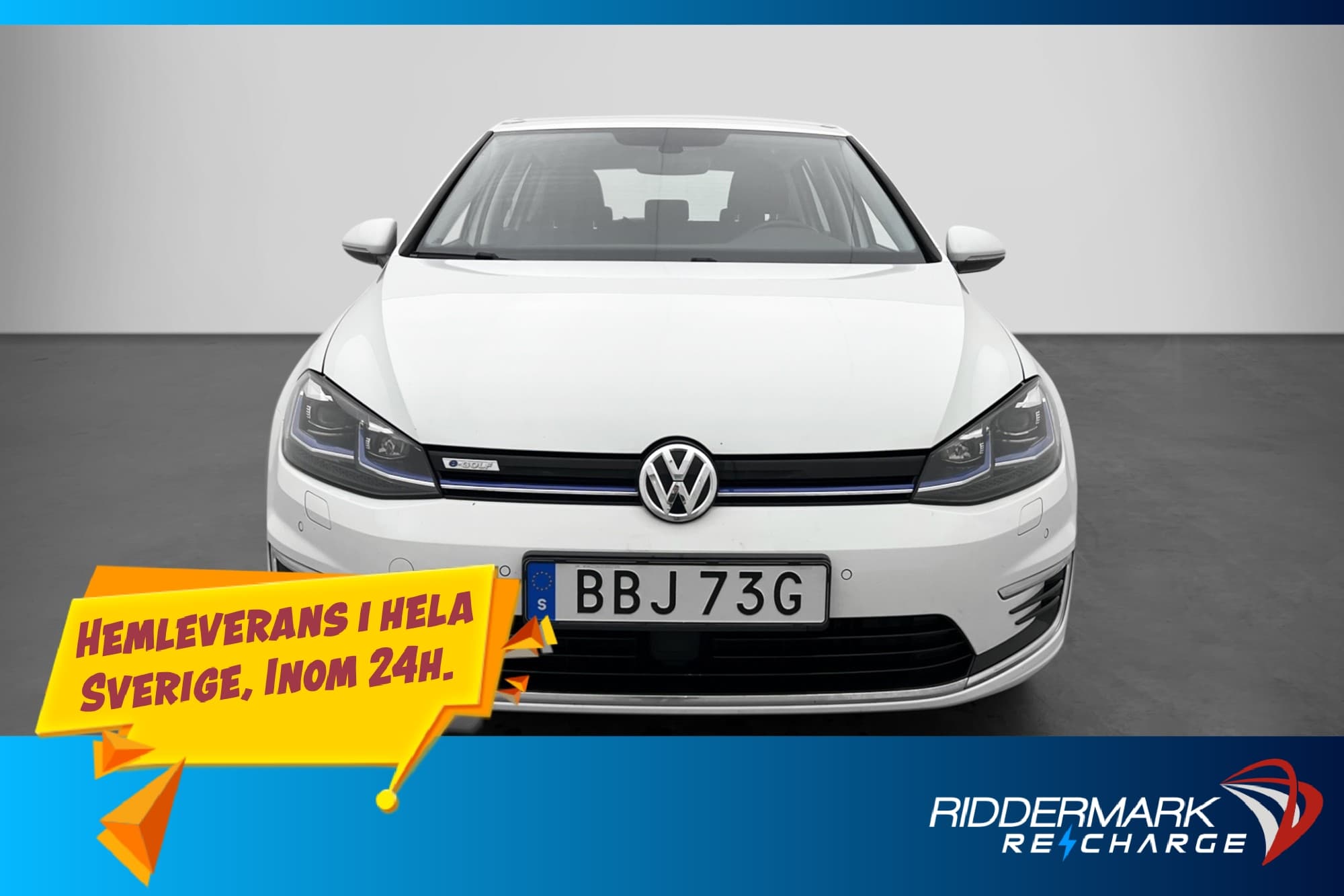 Volkswagen E-Golf 35.8 kWh Cockpit Navi Sensorer CarPlay