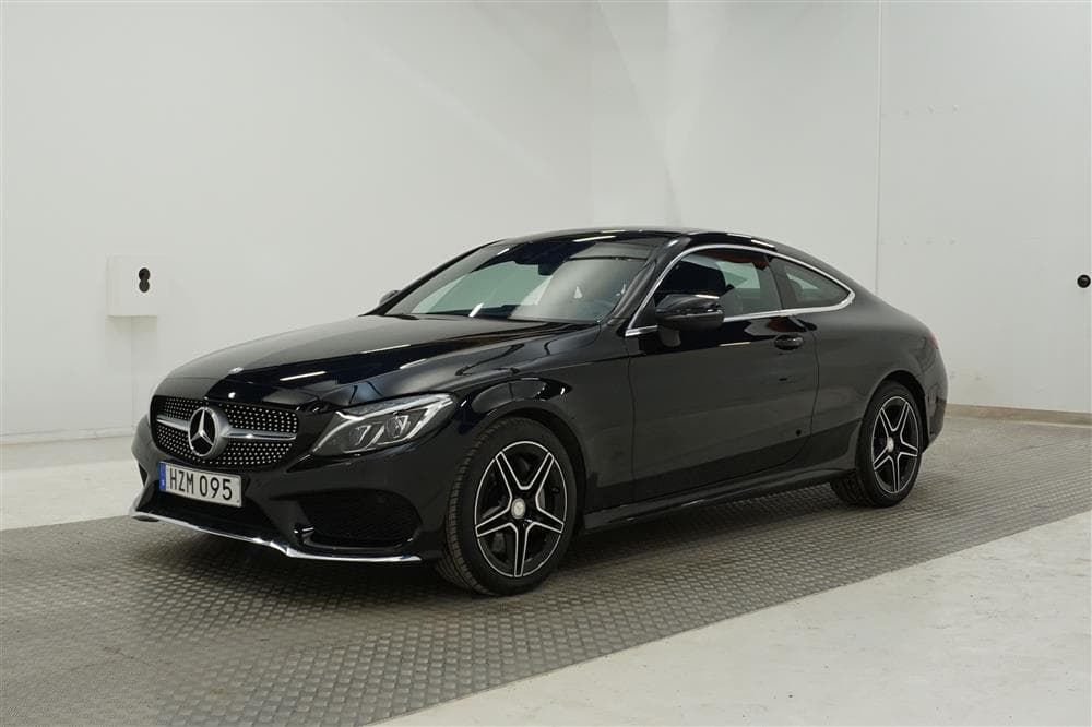 Mercedes C 300 Coupé 245hk AMG Pano B-kam Sportavg 0,63l/milexteriör