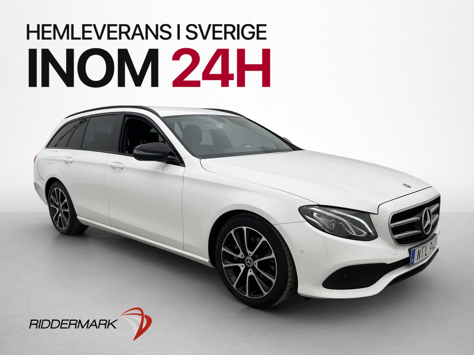 Mercedes-Benz E 200 T Avantgarde Drag Kamera Halvskinn