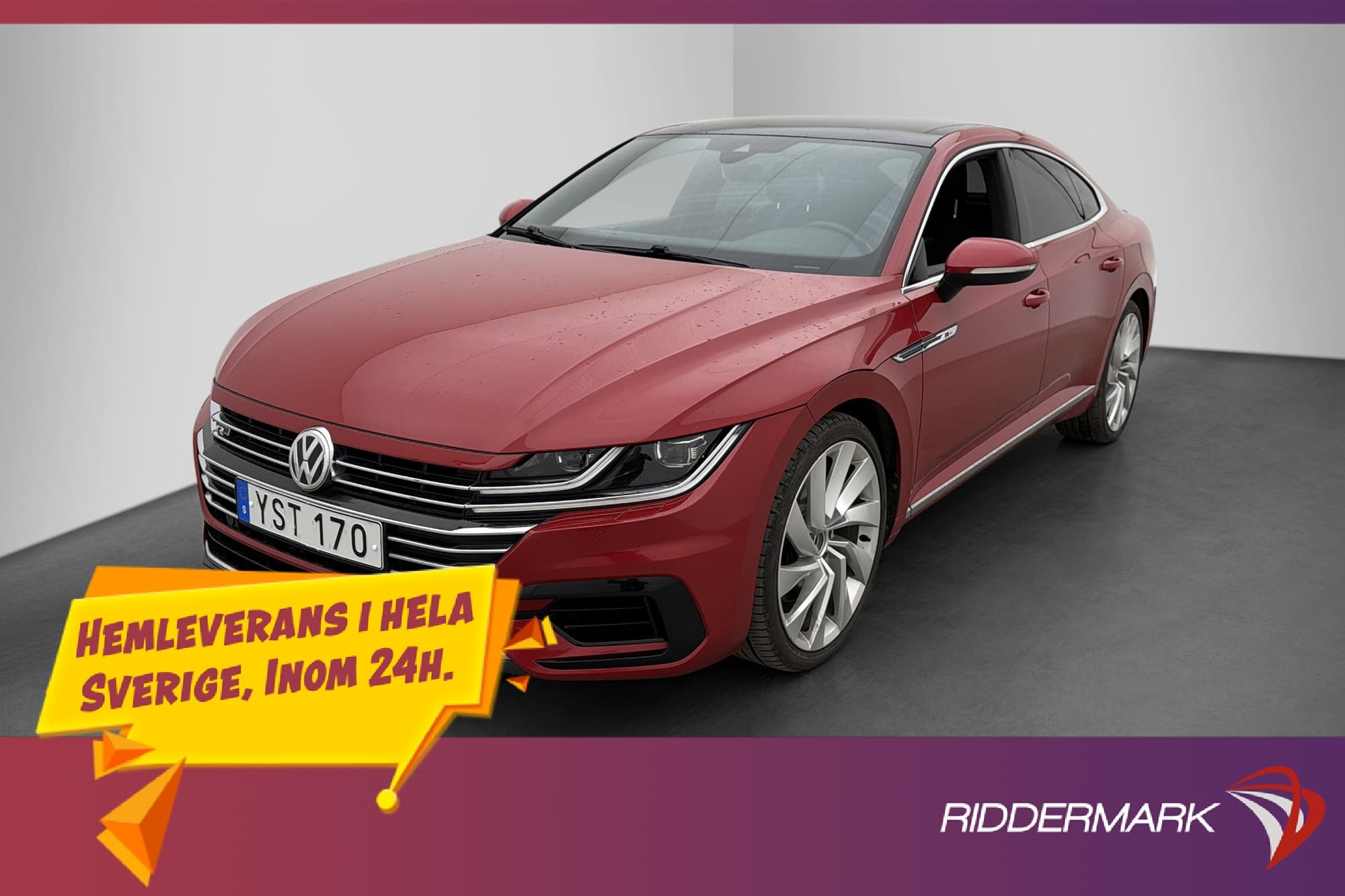 Volkswagen Arteon 4M 240hk R-Line Värmare Cockpit Pano Drag