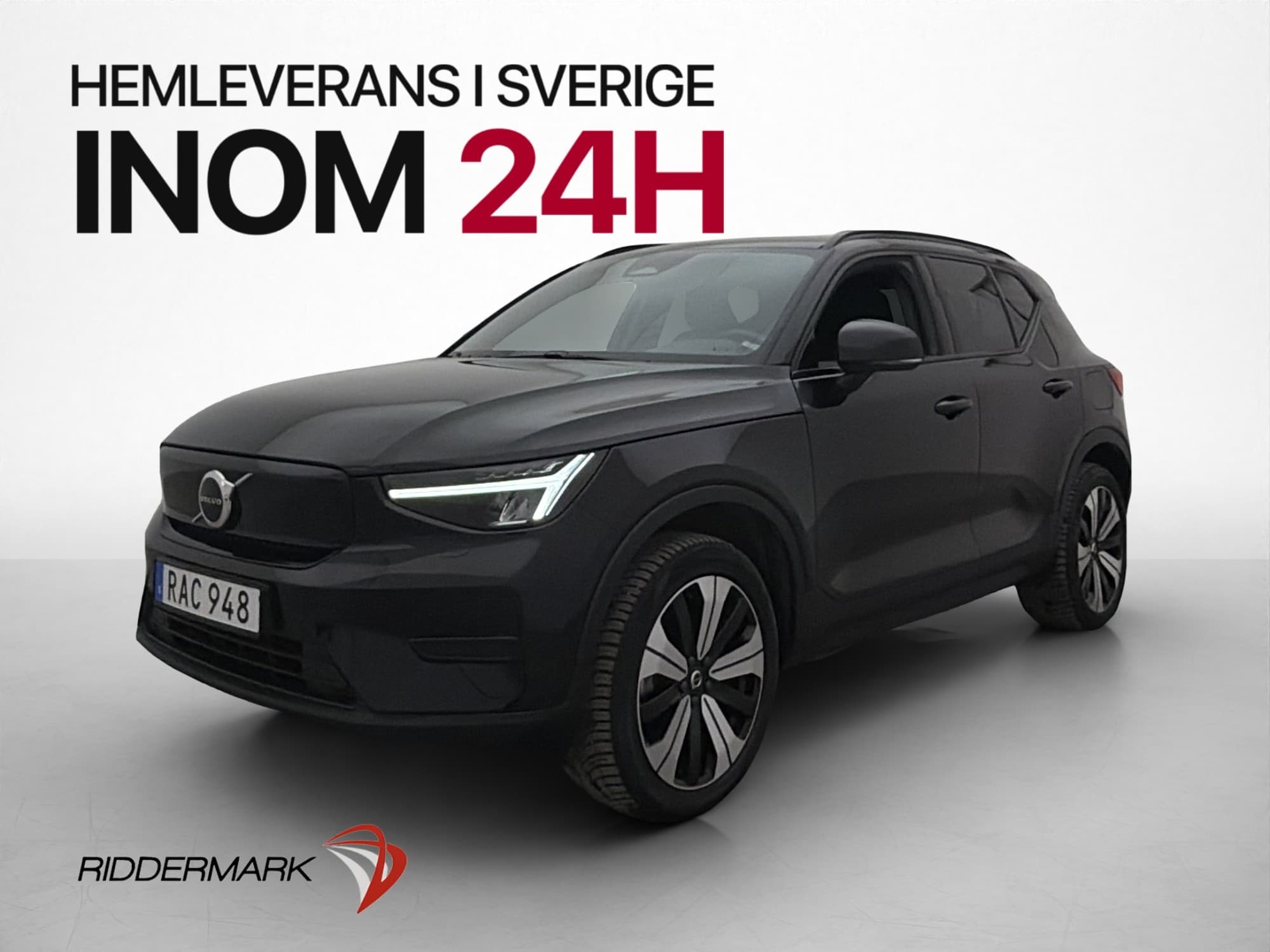 Volvo XC40 Recharge Twin motor AWD Värmare Drag MOMS
