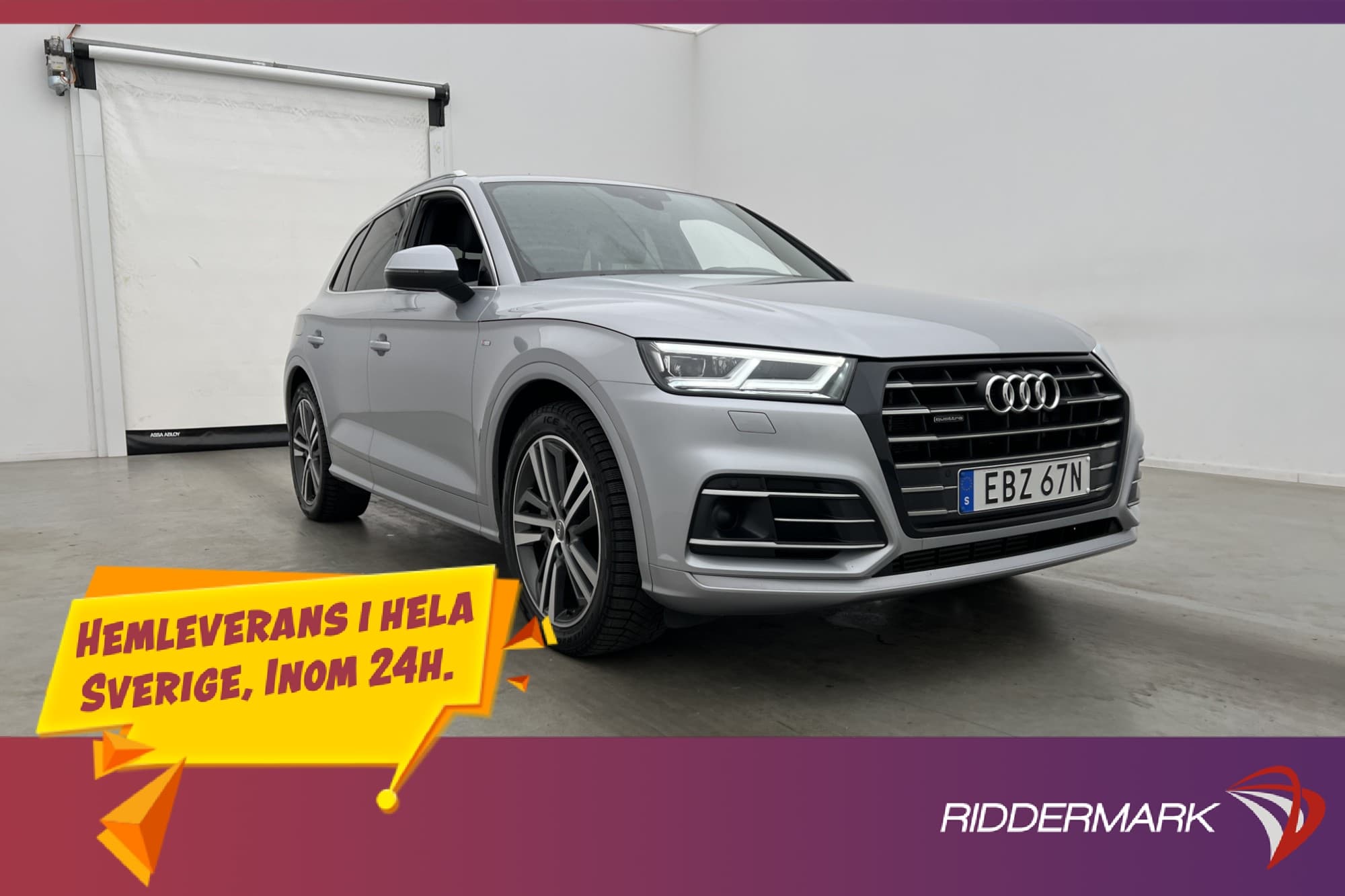 Audi Q5 55 TFSI e Q S-Line Luftfjädring Cockpit B&O Kamera