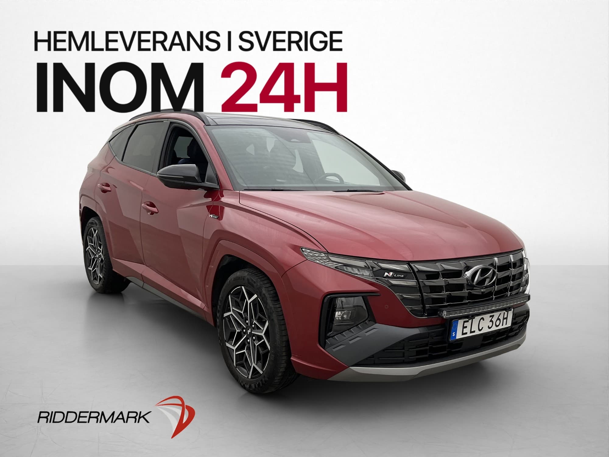Hyundai Tucson 1.6 4WD N-Line Pano Drag 360° M/K-Värm MOMS