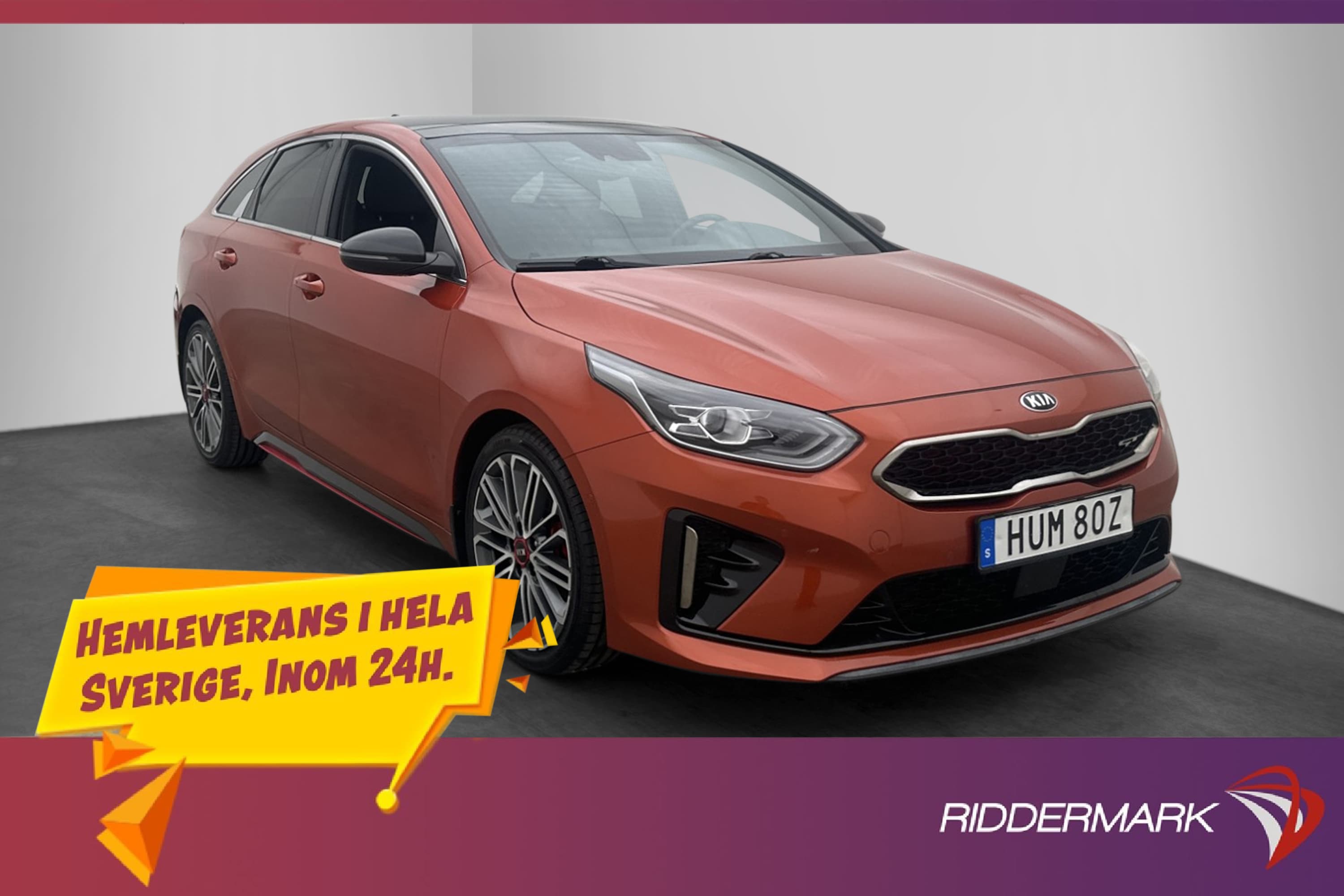 Kia ProCeed GT T-GDI 204hk Pano Rattvärme Navi Adaptiv-fart