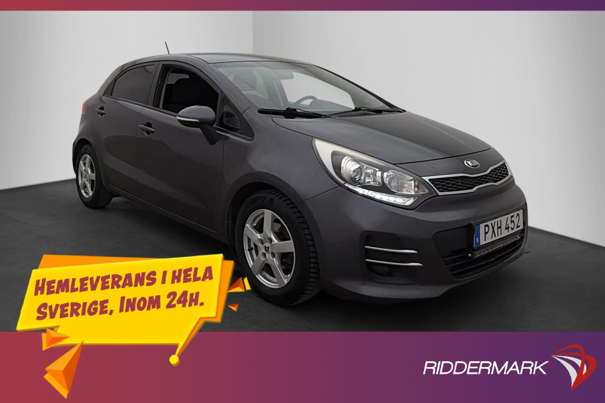 Kia Rio 1.2 CVVT GLS Kamera Navi Rattvärme Drag Låg skatt