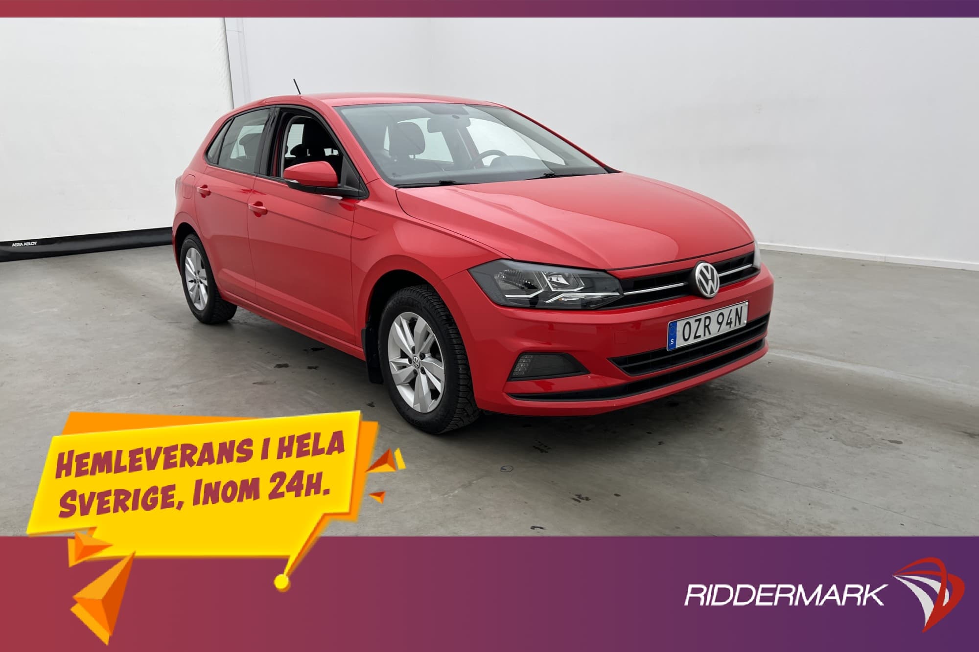 Volkswagen Polo 1.0 TSI 95hk Låg skatt 0.46 l/mil Välservad