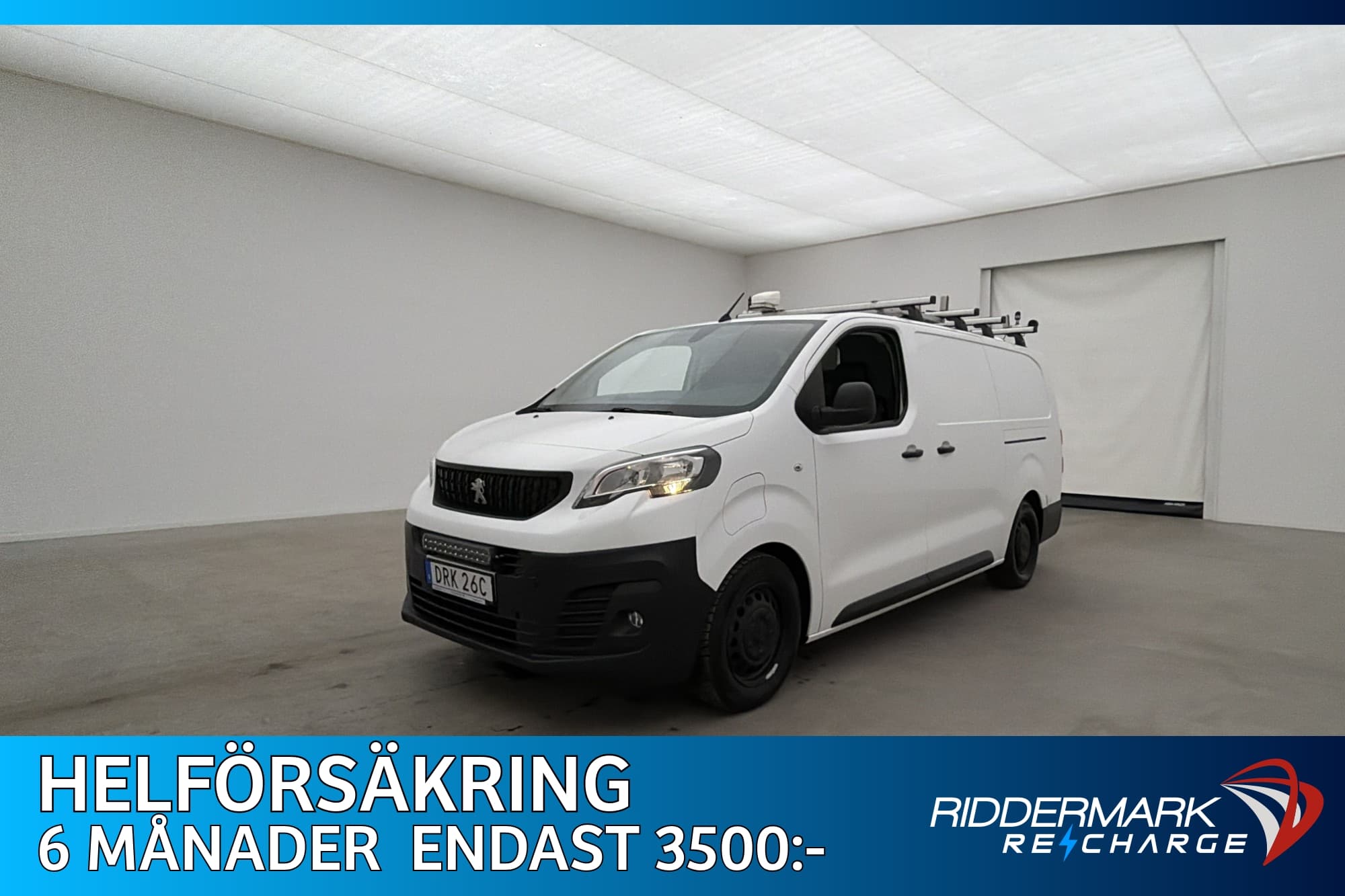 Peugeot e-Expert L3 136hk Drag V-Inredd 2xDörr CARPLAY Moms