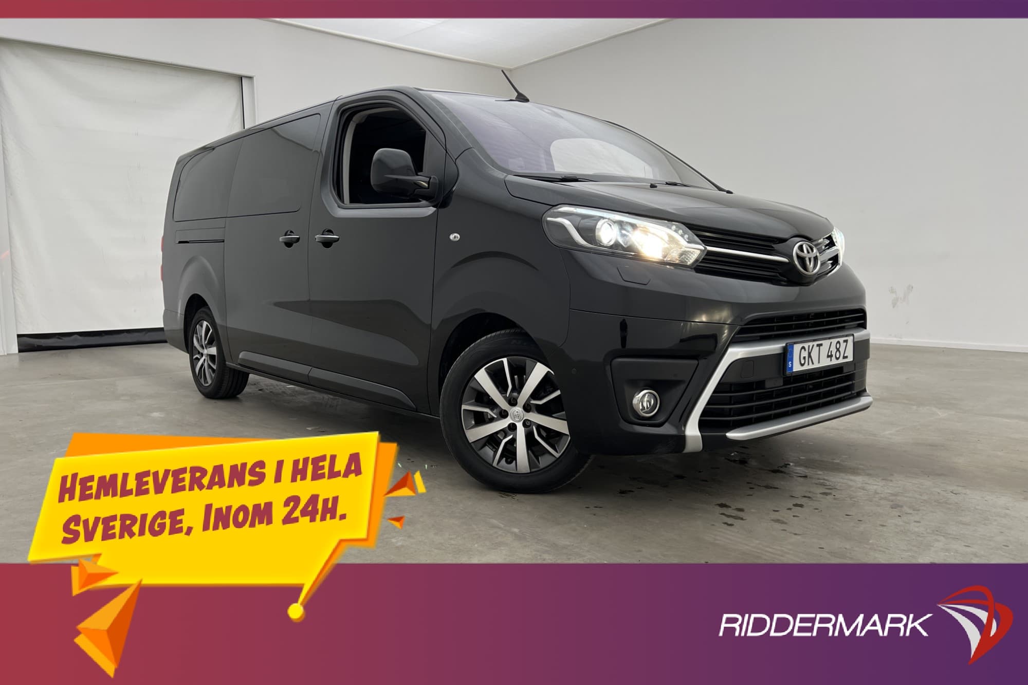 Toyota ProAce Verso Premium Lång Värm El-Dörr CARPLAY 8-Sits