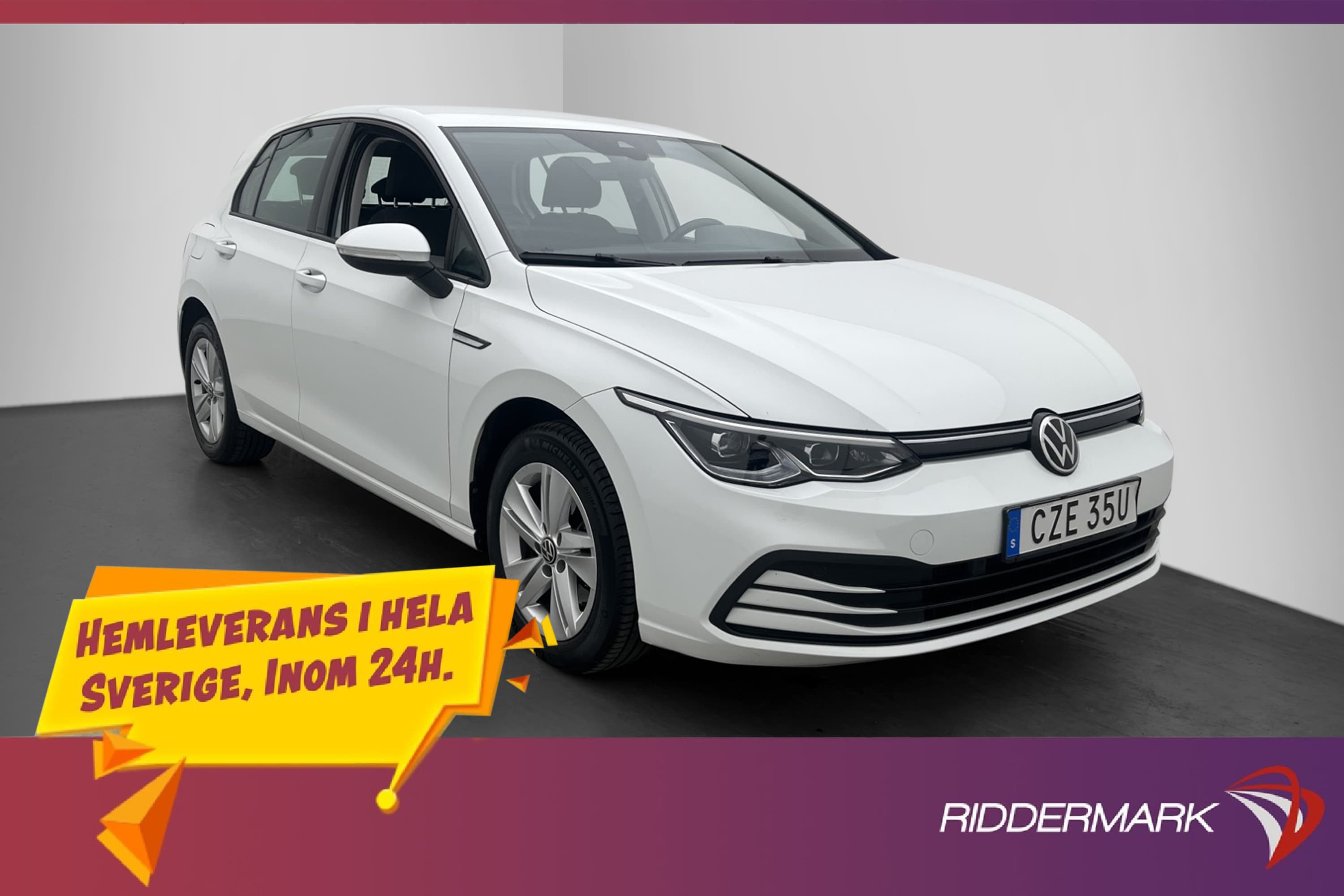 Volkswagen Golf 1.5 eTSI 150hk Värmare Adaptiv-f CarPlay PDC