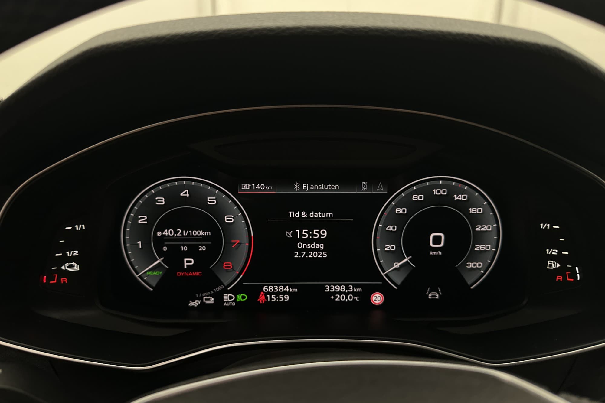 Audi A6 Sedan 55 TFSI e Q 367hk S-Line Cockpit Kamera Drag