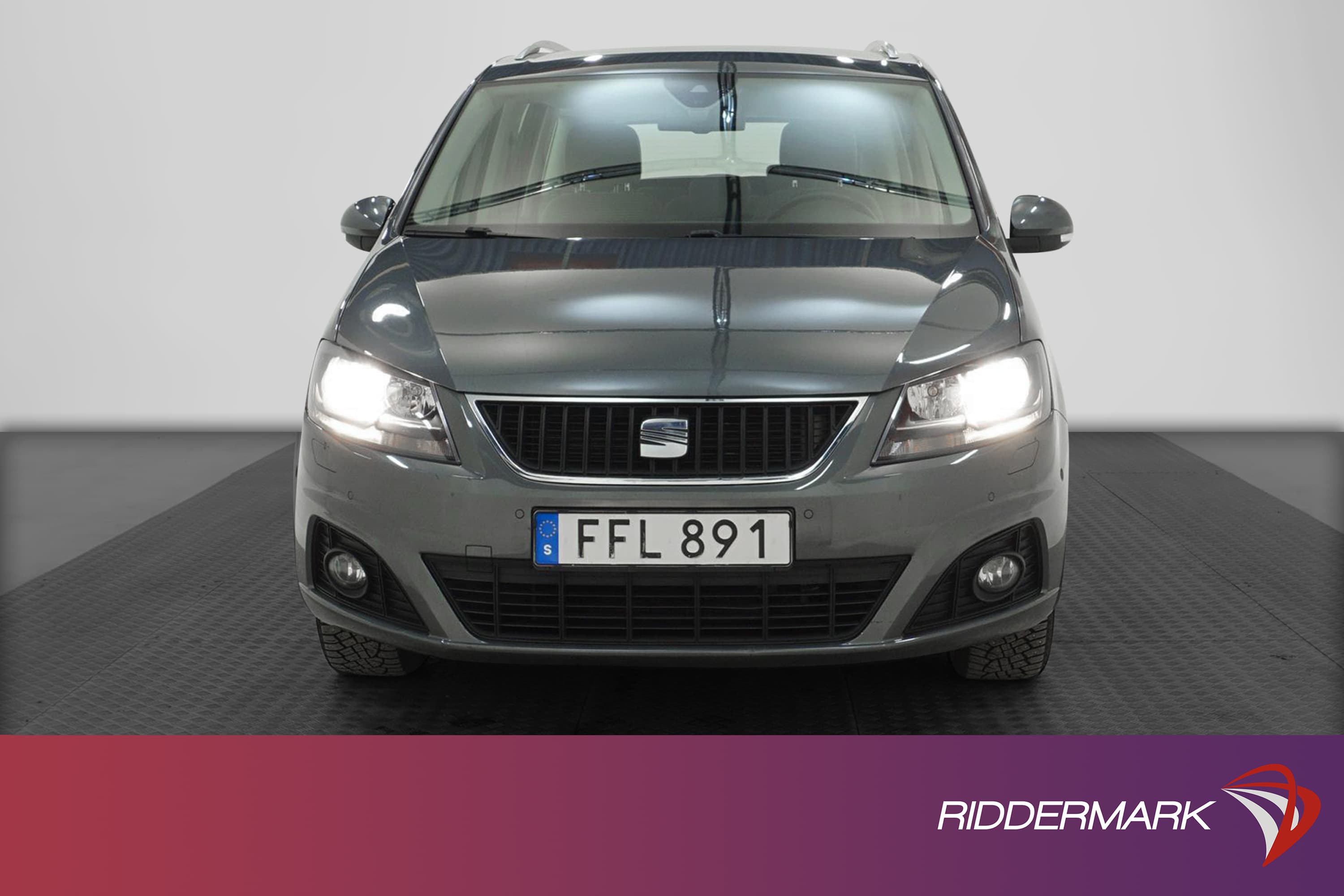 SEAT Alhambra 2.0 TDI 140hk 7-Sits Värmare Kamera Drag Navi