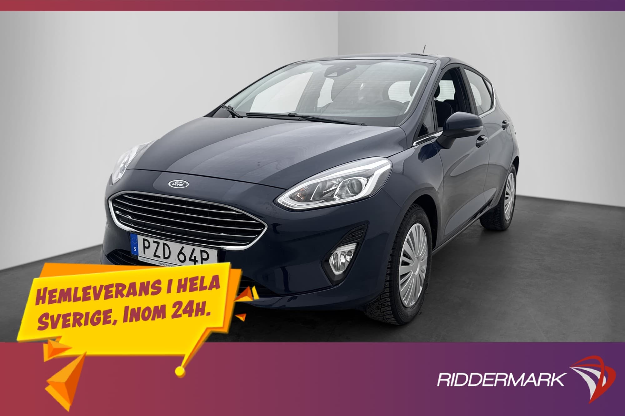 Ford Fiesta 100hk Titanium Rattvärme Sensorer Adaptiv-Fart