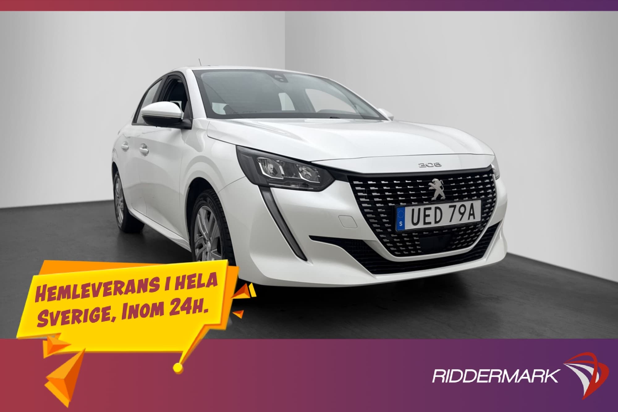 Peugeot 208 1.2 PureTech Active Pack P-Sensorer CarPlay