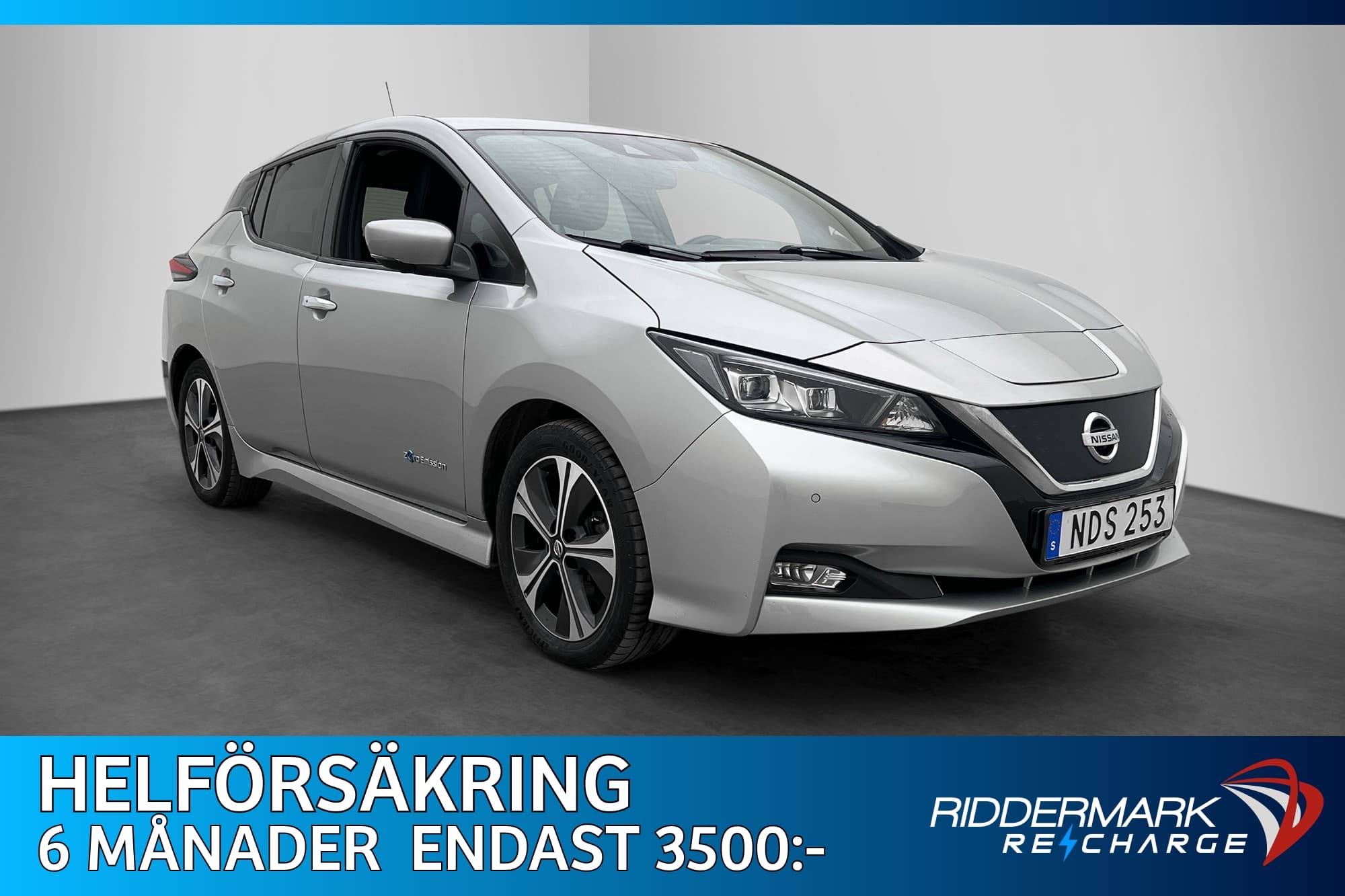 Nissan Leaf 40 kWh Tekna BOSE 360° Navi Rattvärme