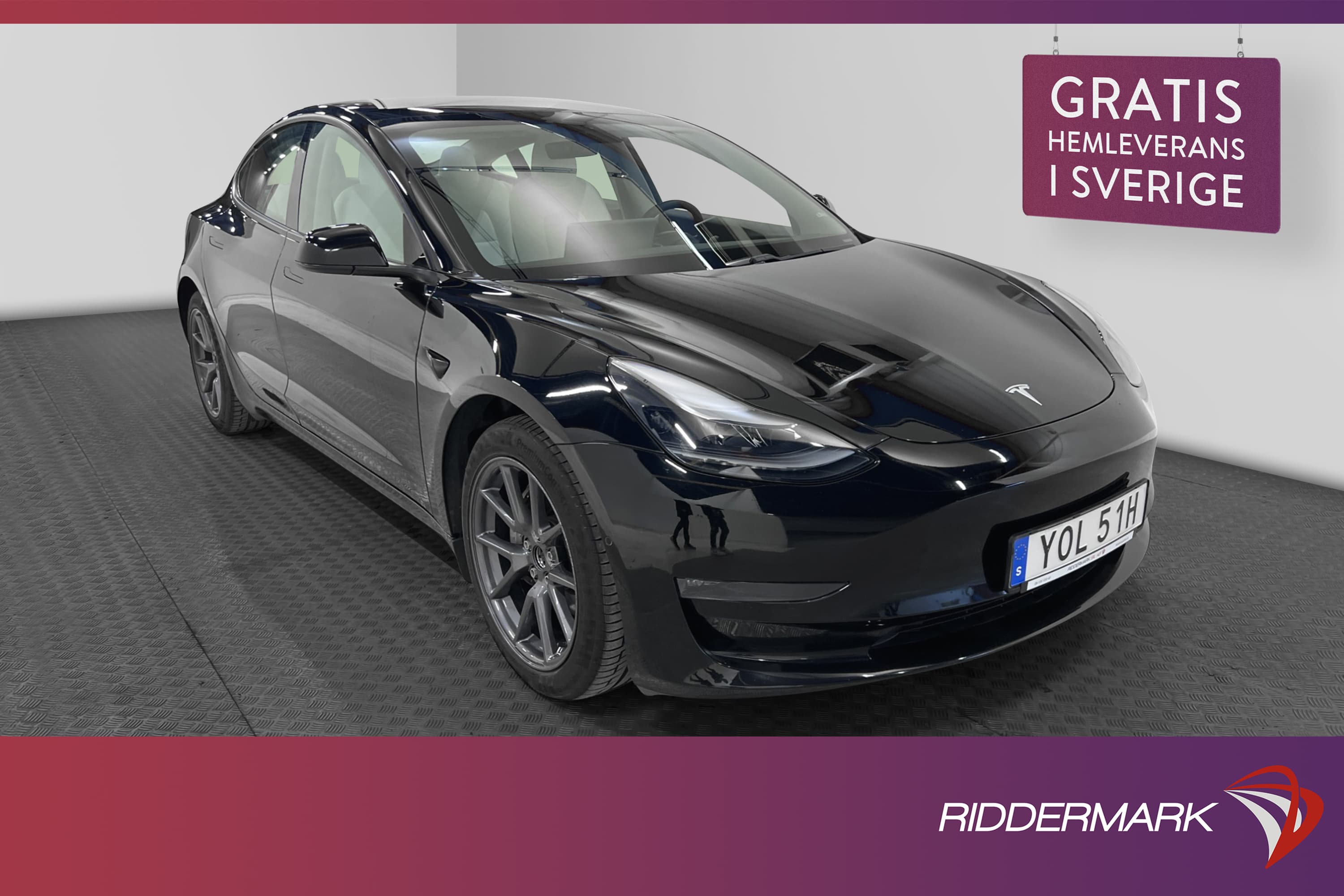 Tesla Model 3 Long Range AWD 440hk