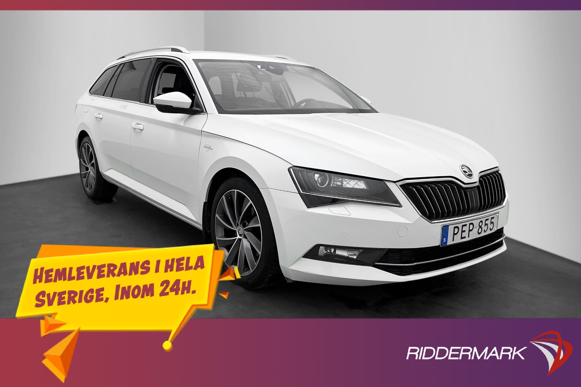 Skoda Superb 2.0 TDI 4x4 L&K Värmare Kamera Dragkrok Skinn