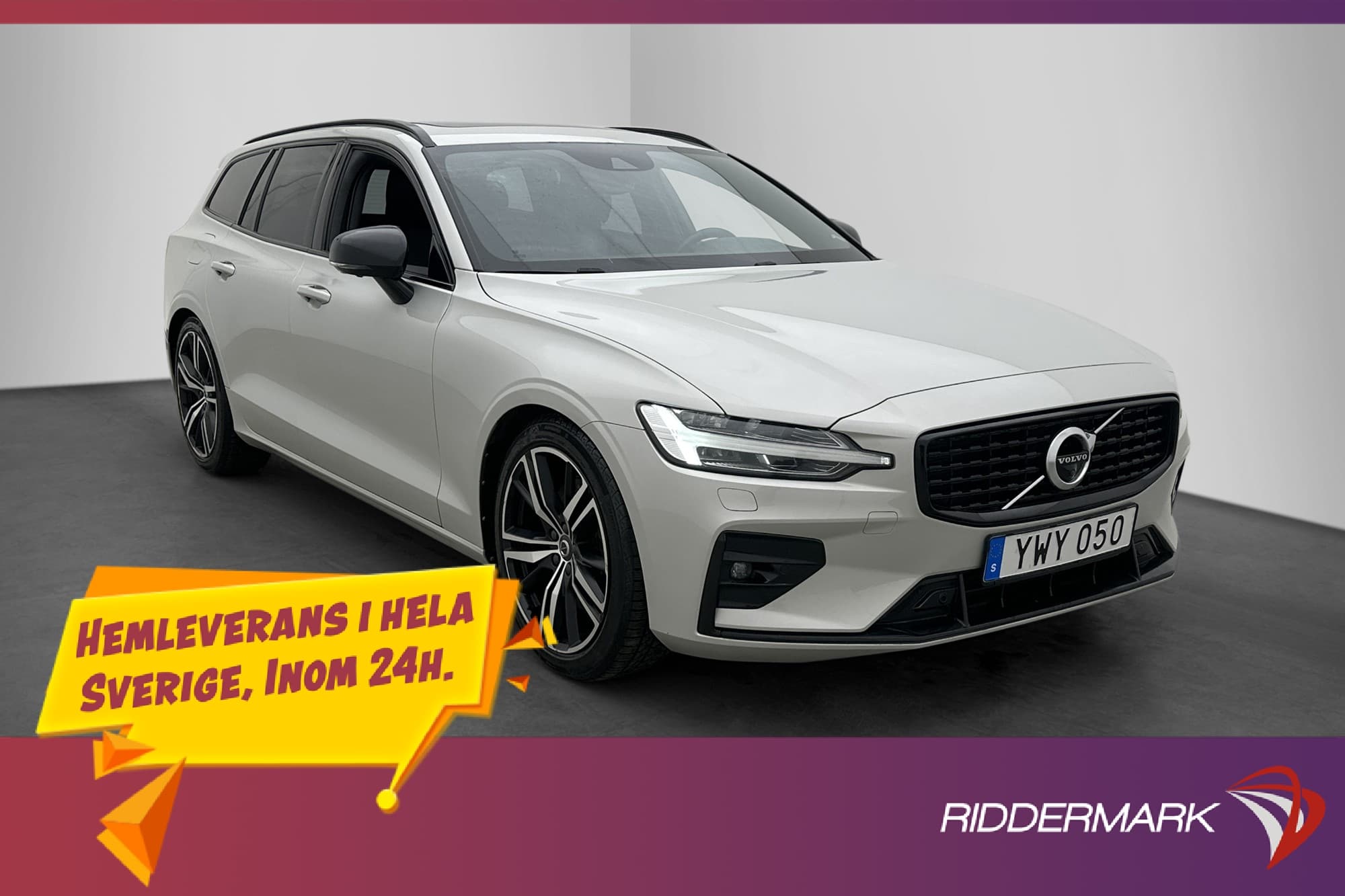 Volvo V60 T5 250hk R-Design Värmare Panorama H/K 360°  Skinn