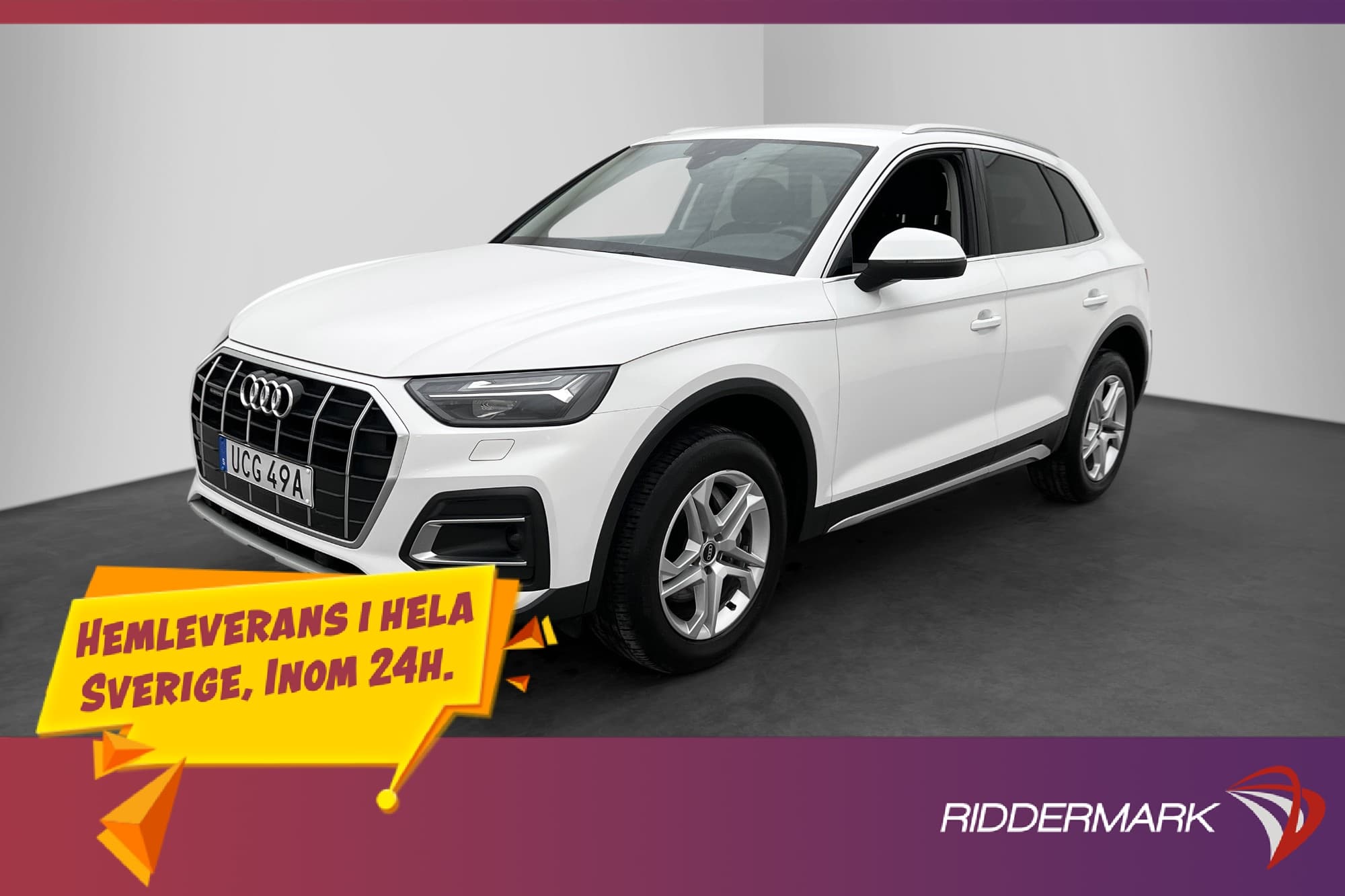 Audi Q5 40 TDI quattro Proline Drag CarPlay Värmare MOMS