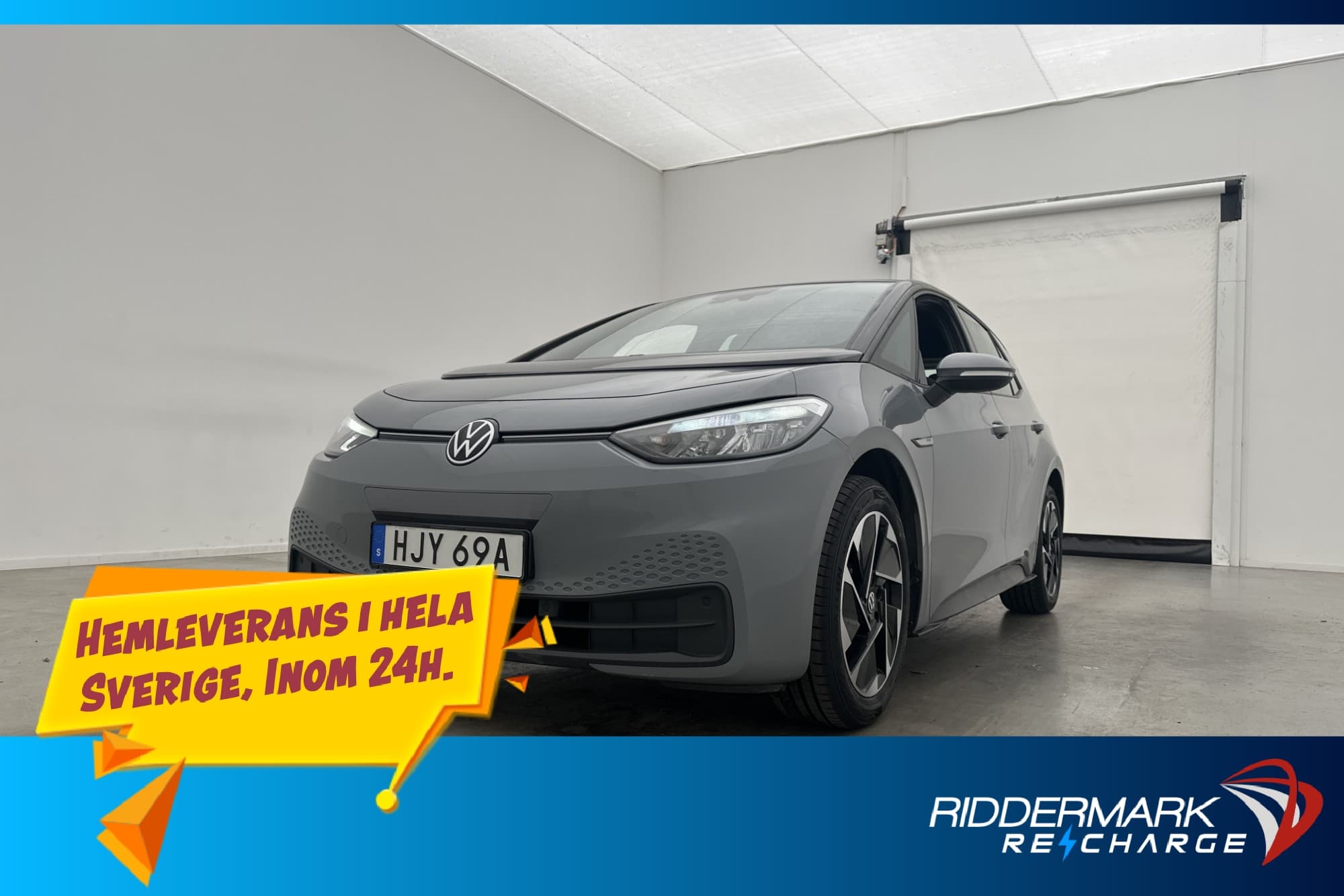 Volkswagen ID.3 Pro Performance 204hk Värmare Rattvärme MOMS