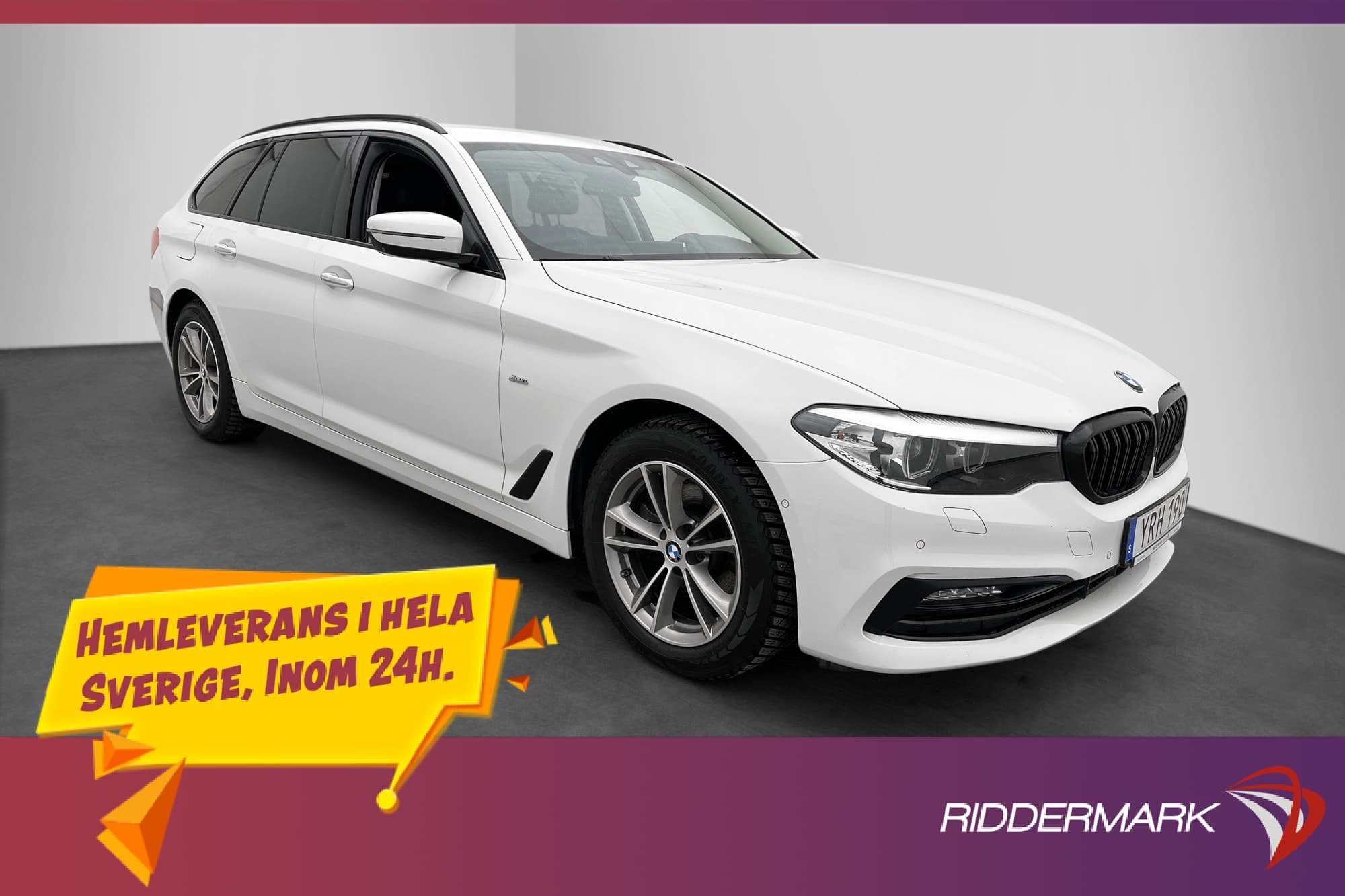 BMW 520 d 190hk xDrive Sport Line Värmare 360° Dragkrok