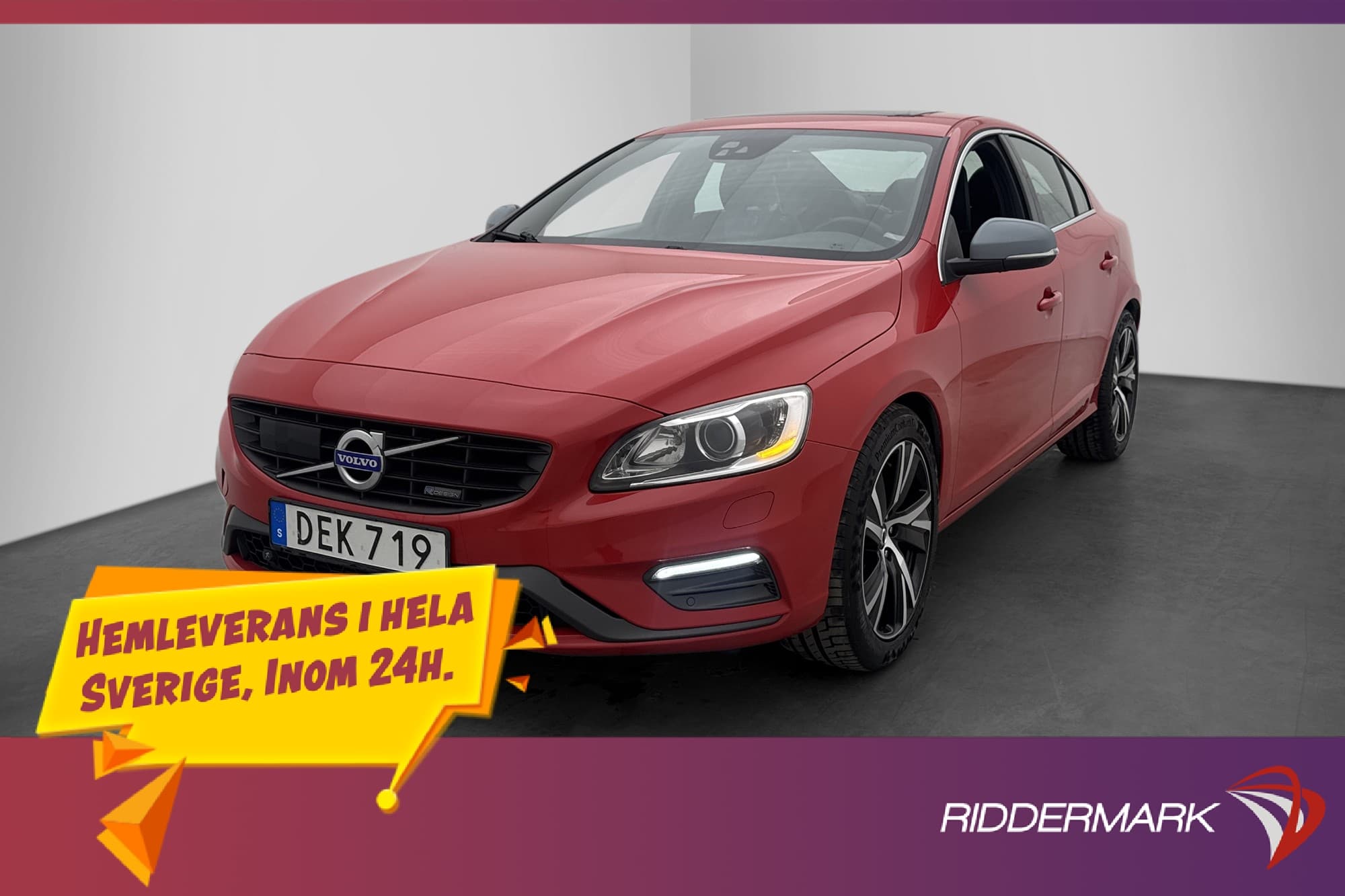 Volvo S60 D4 R-Design VOC Värmare Taklucka Navi BLIS Drag