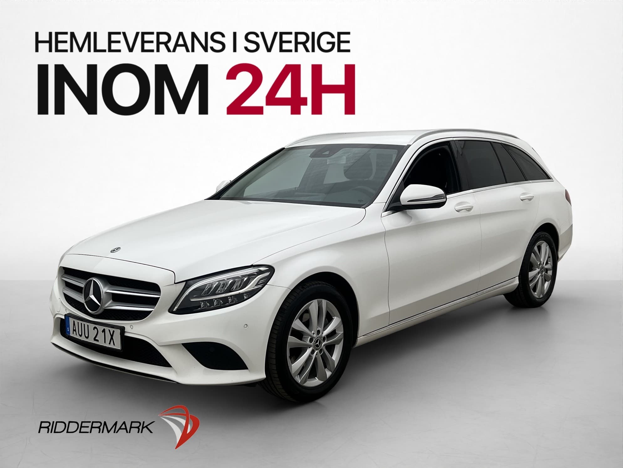 Mercedes-Benz C 200 T d 9G-Tronic 160hk Kamera Navi Drag LED