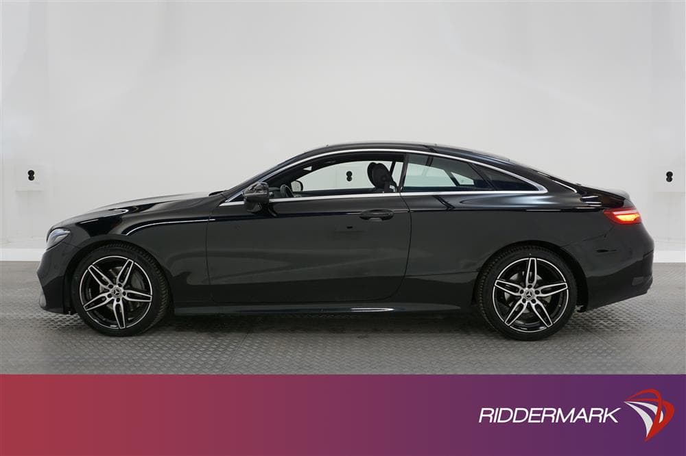 Mercedes-Benz E 220 d Coupé 194hk AMG Burmester D-Värm Pano