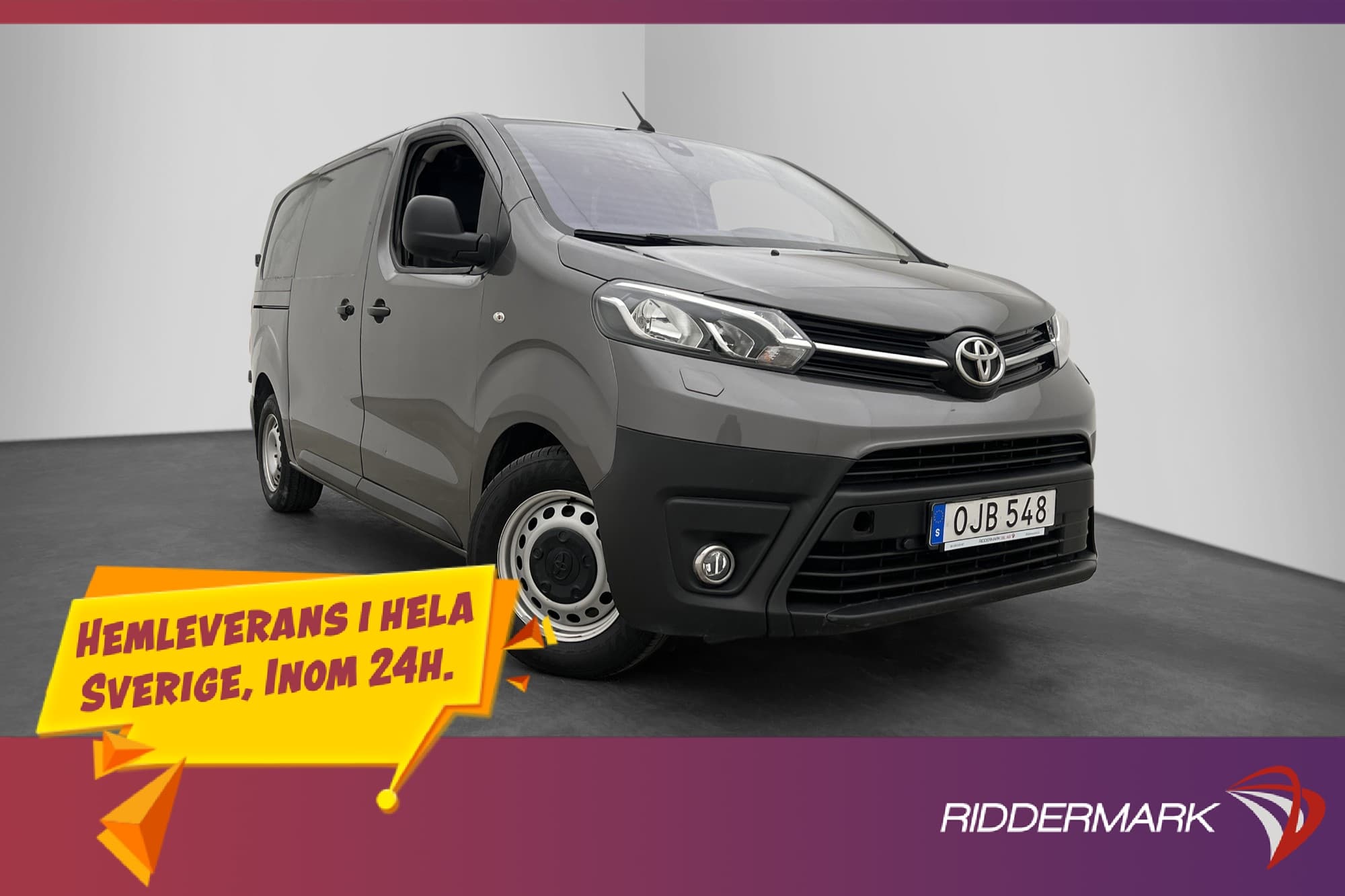 Toyota ProAce L2 Värmare Dragkrok HUD 3-Sits Moms