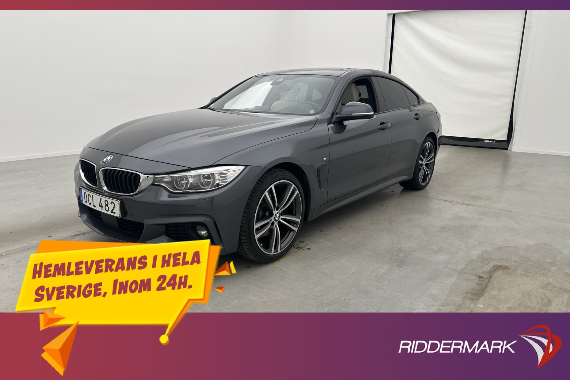 BMW 430 i xDrive Gran Coupé M Sport Taklucka H/K HUD Skinn