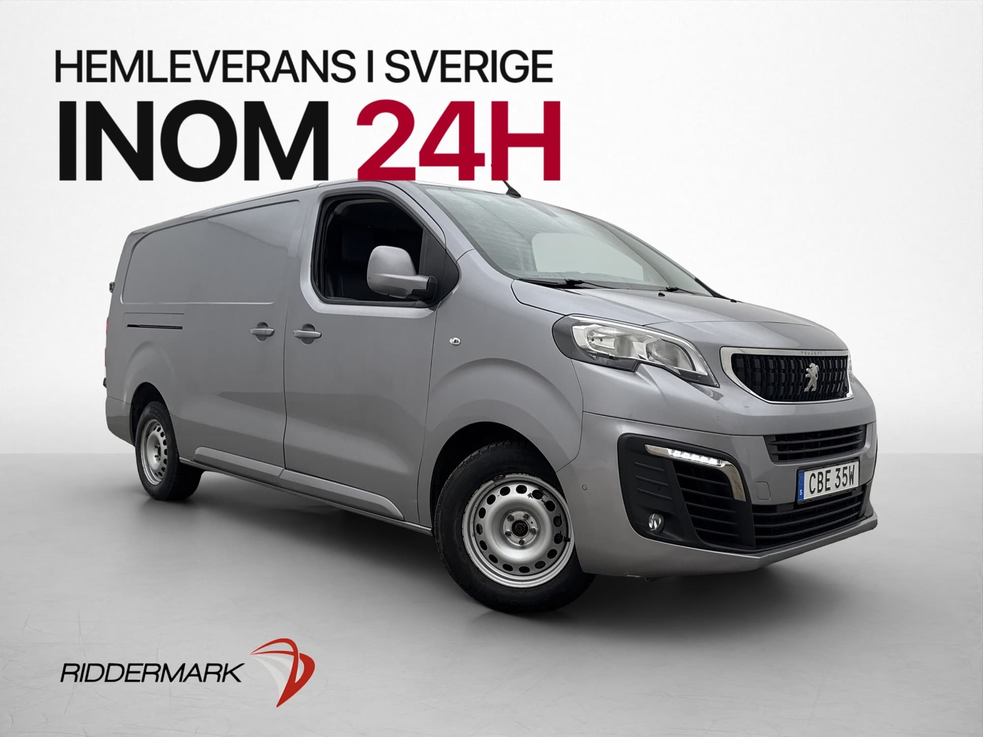 Peugeot Expert L3 Värmare Drag B-Kamera 3-Sits CARPLAY Moms