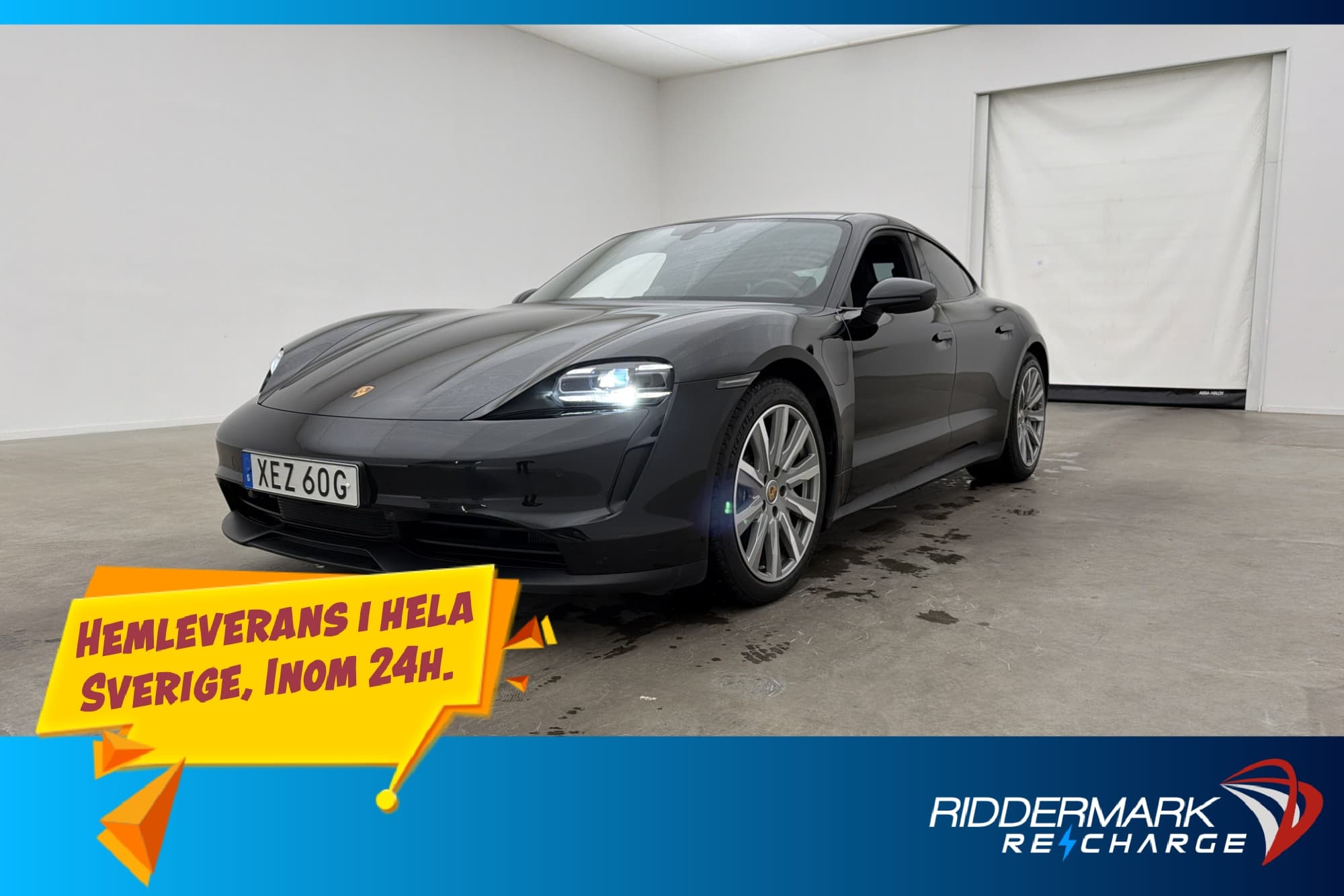 Porsche Taycan Direct Drive 326hk Sport Chrono Kamera Pano