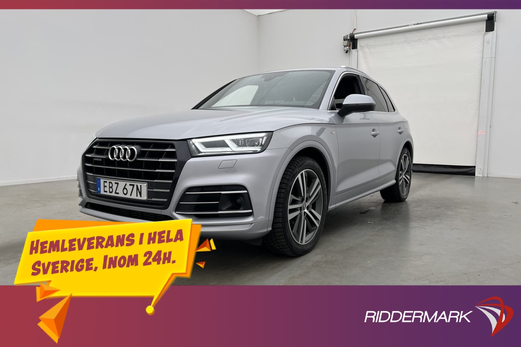 Audi Q5 55 TFSI e Q S-Line Luftfjädring Cockpit B&O Kamera