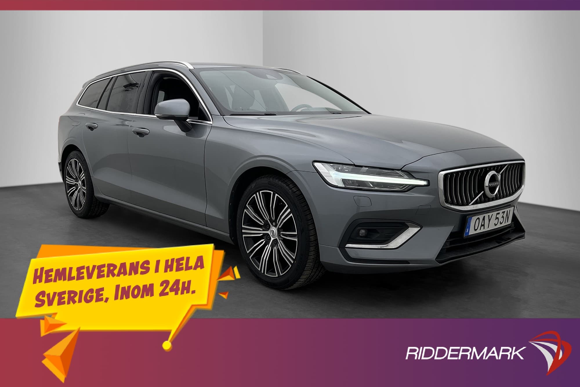 Volvo V60 D3 Inscription Skinn Kamera HuD BLIS VoC Värmare