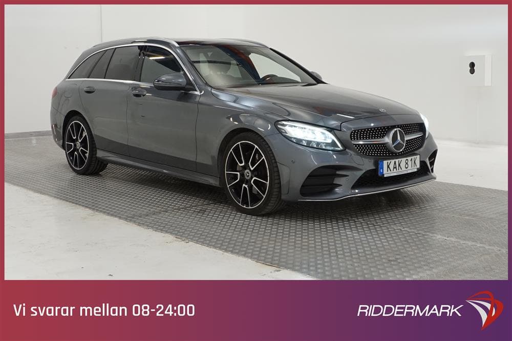 Mercedes-Benz C 220d 194hk AMG Pano Kamera Navi Drag