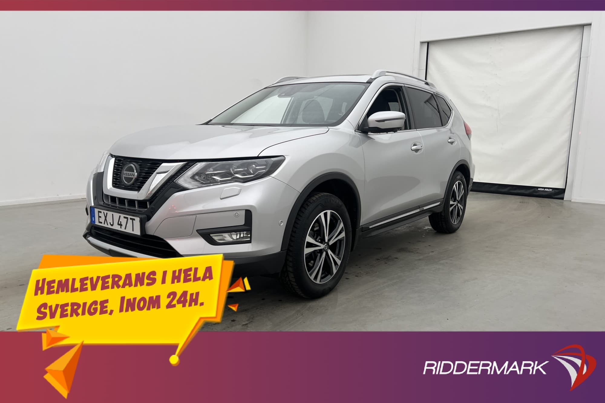 Nissan X-Trail 1.3 Tekna 7-Sits Pano 360° Skinn Rattvärme