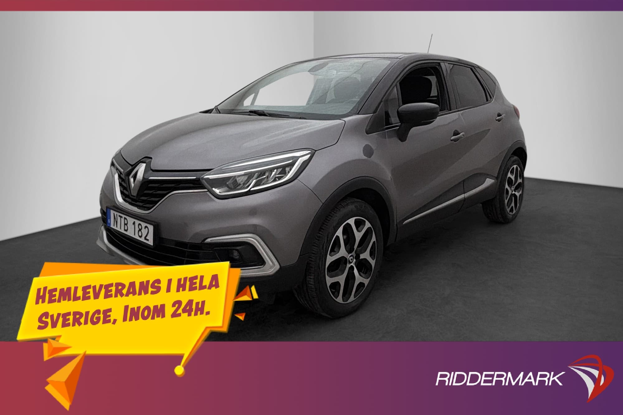 Renault Captur 0.9 TCe 90hk Intens Kamera Drag Navi Keyless