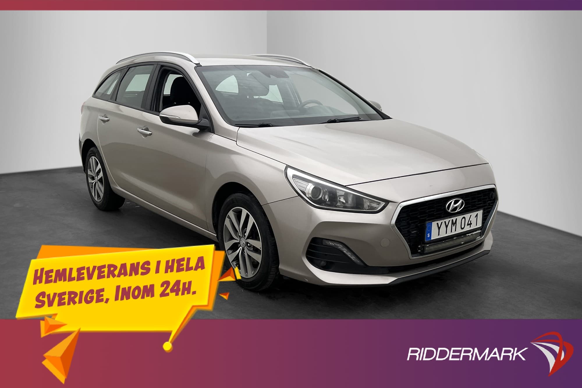 Hyundai i30 Kombi 1.4 140hk Trend Värmare Kamera Rattvärme
